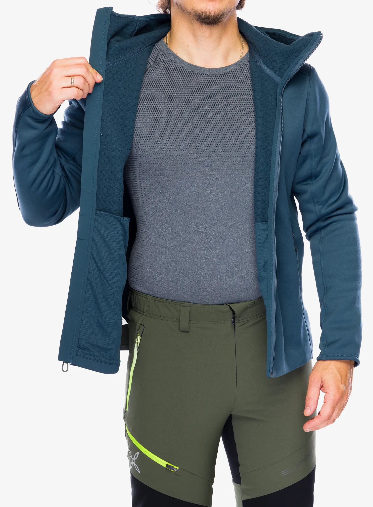 Кофта флісова Salomon Essential Midwarm HD - midnight navy