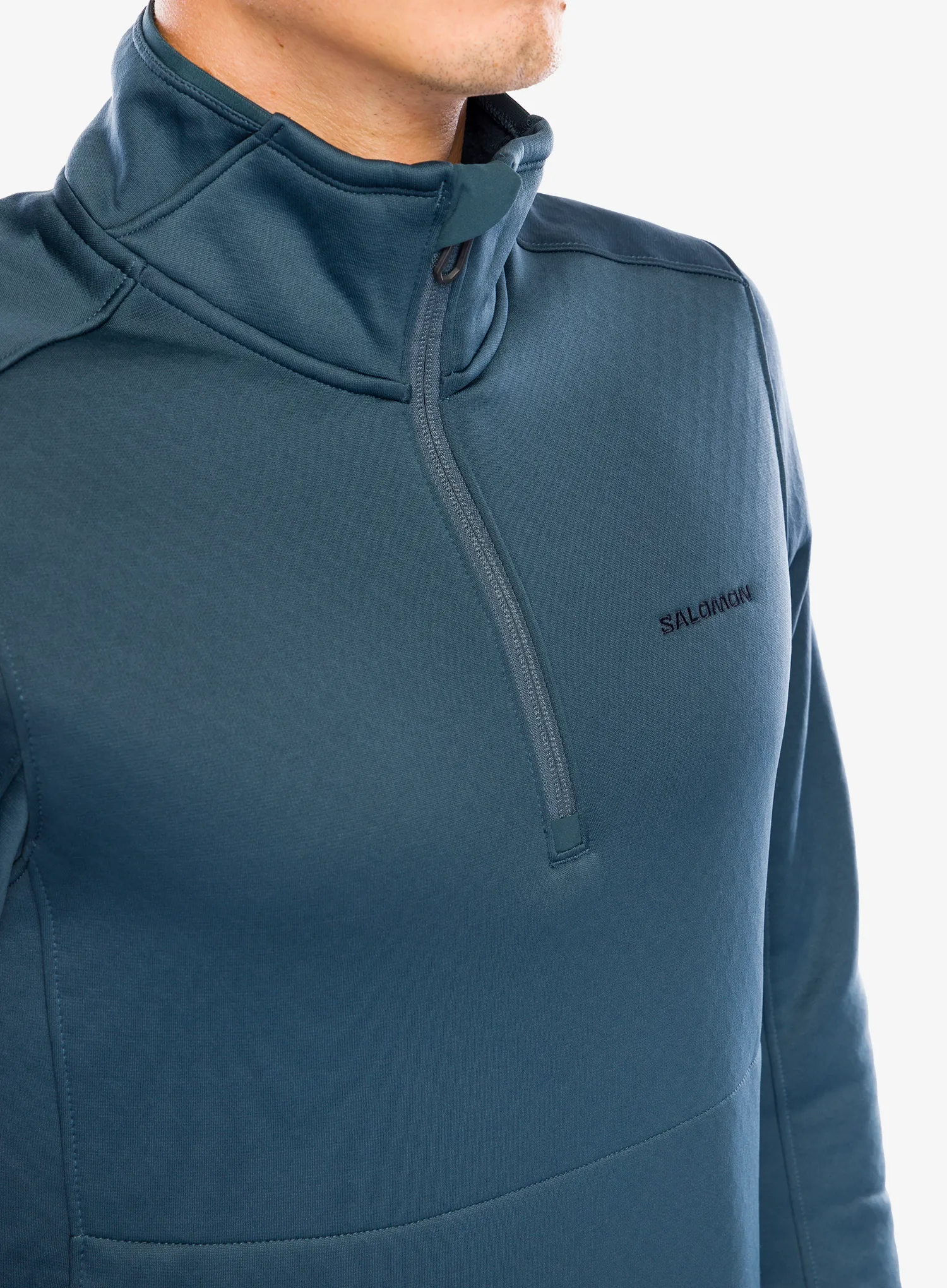 Кофта без каптура Salomon Essential Warm Hz Mid - midnight navy