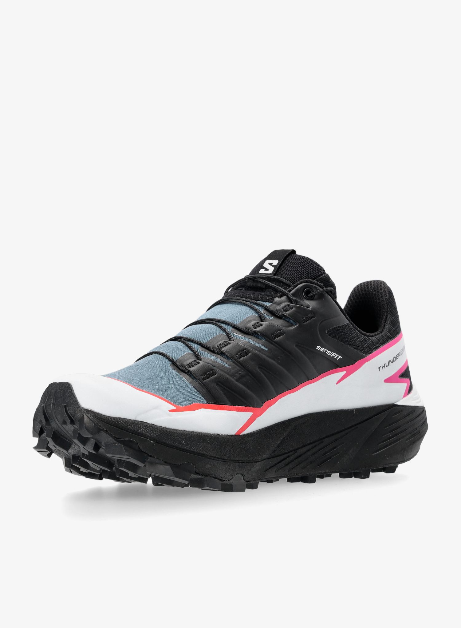 Кросівки для бігу жіночі Salomon Thundercross - black/sea/pink