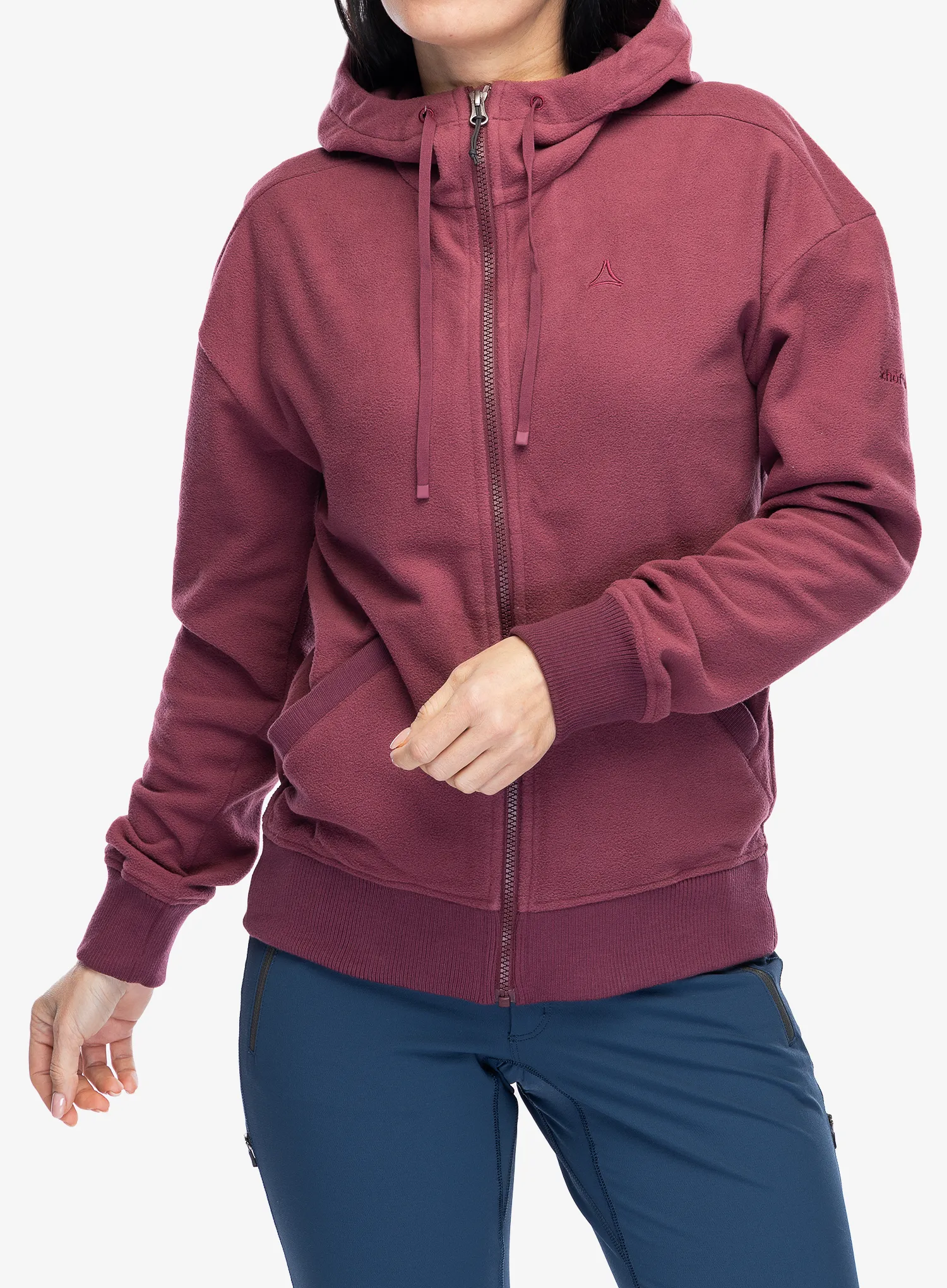 Кофта флісова жіноча Schoffel Fleece Jk Style Leveche - acai
