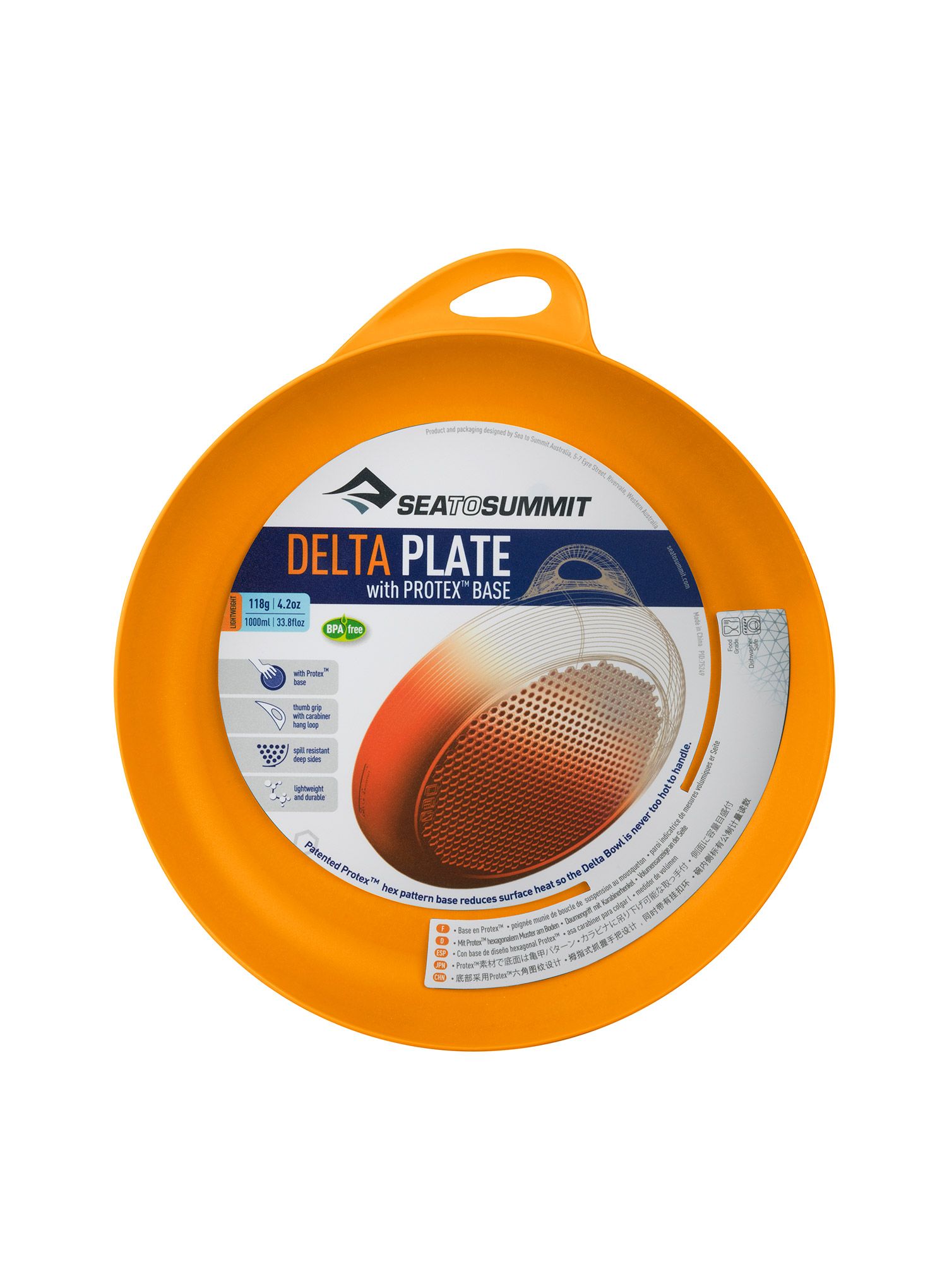 Тарілка туристична Sea To Summit Delta Plate - orange
