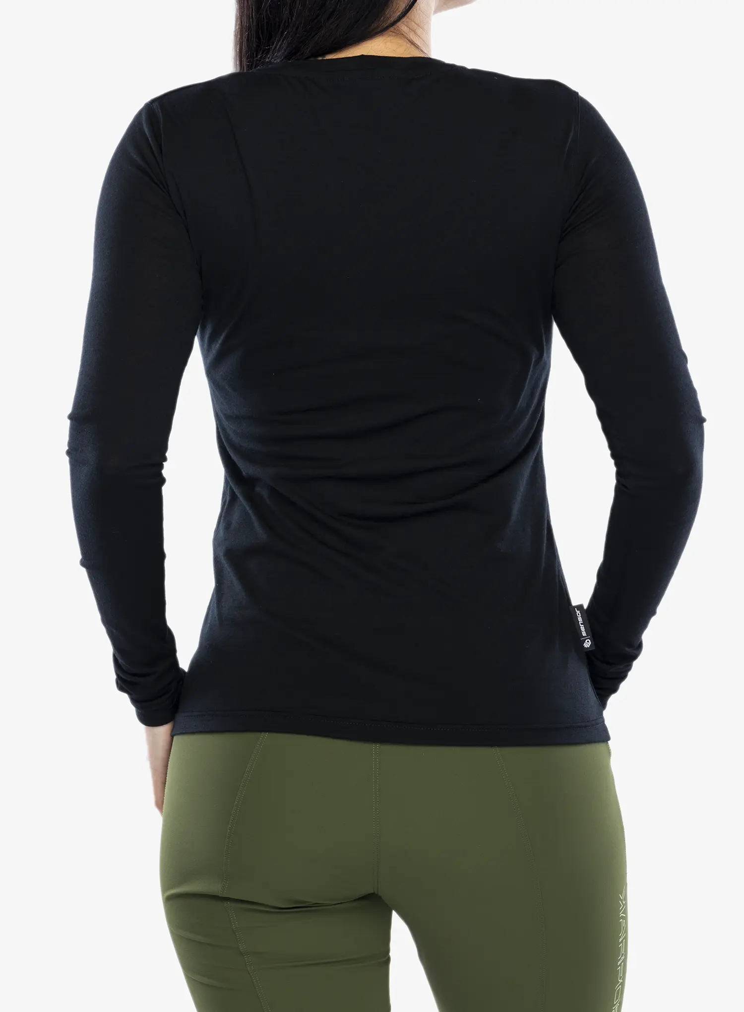 Кофта жіноча Sensor Merino Active PT Tee L/S - black arrows