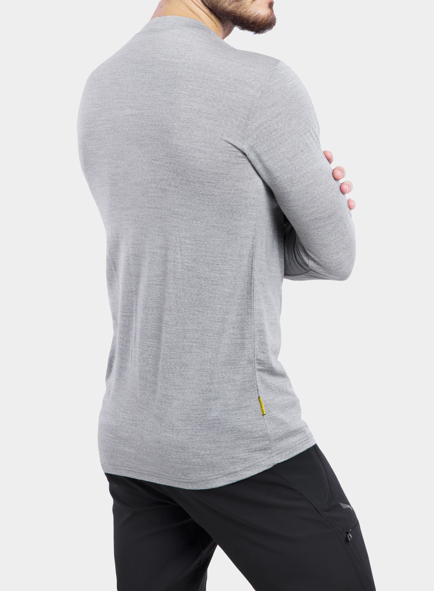 Термокофта Sensor Merino Active PT Tee L/S - grey compass