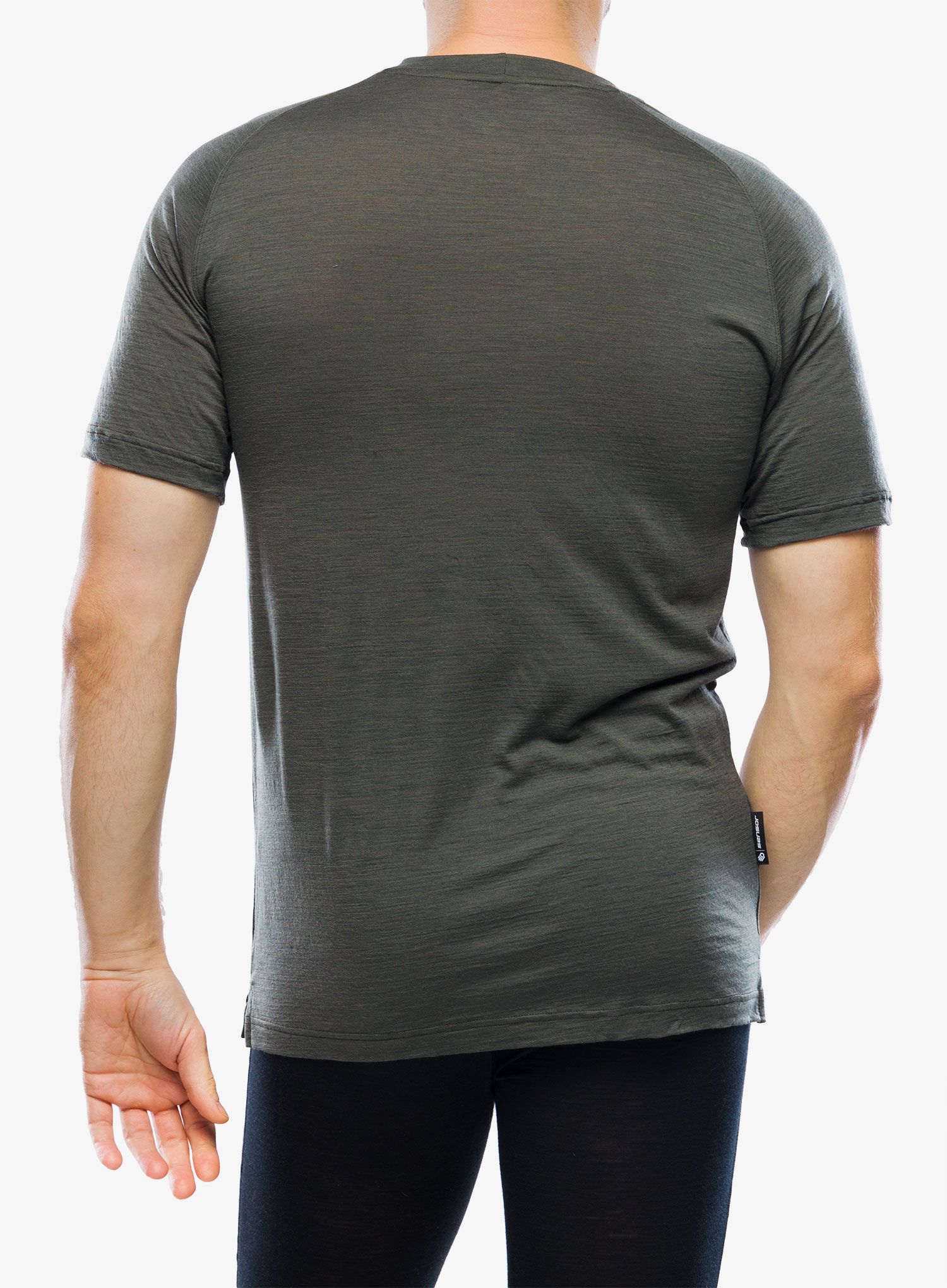 Термофутболка Sensor Merino Air PT Tee S/S - olive green earth