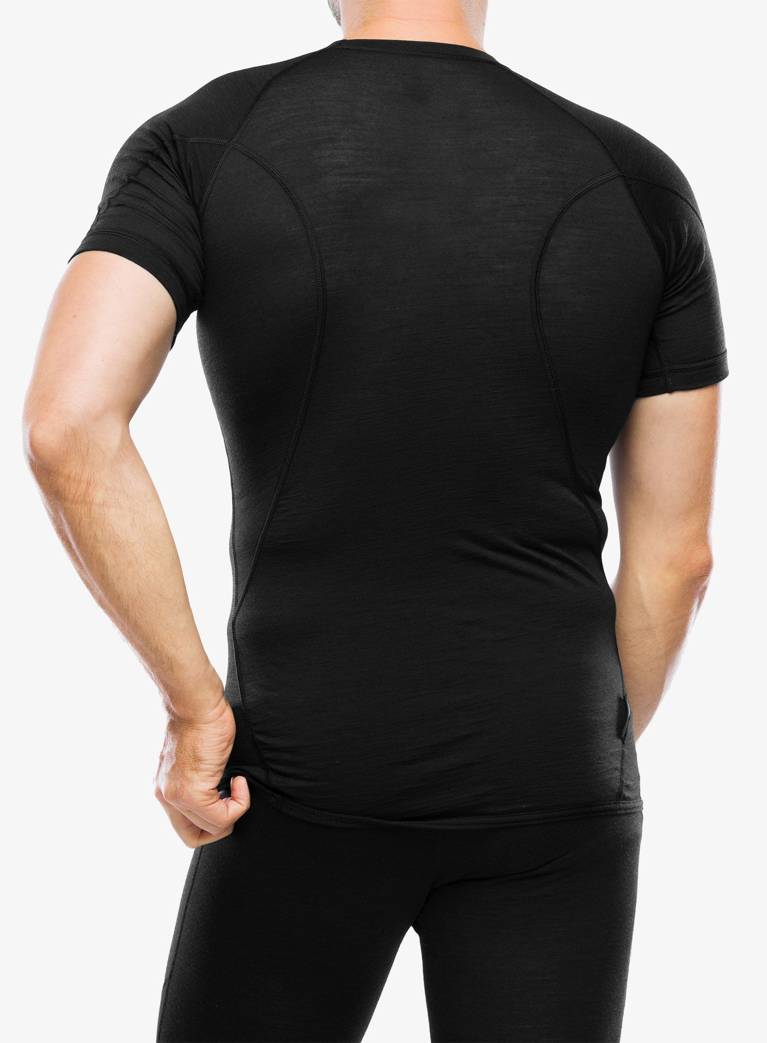 Термофутболка Sensor Merino Air Tee S/S - black/ black