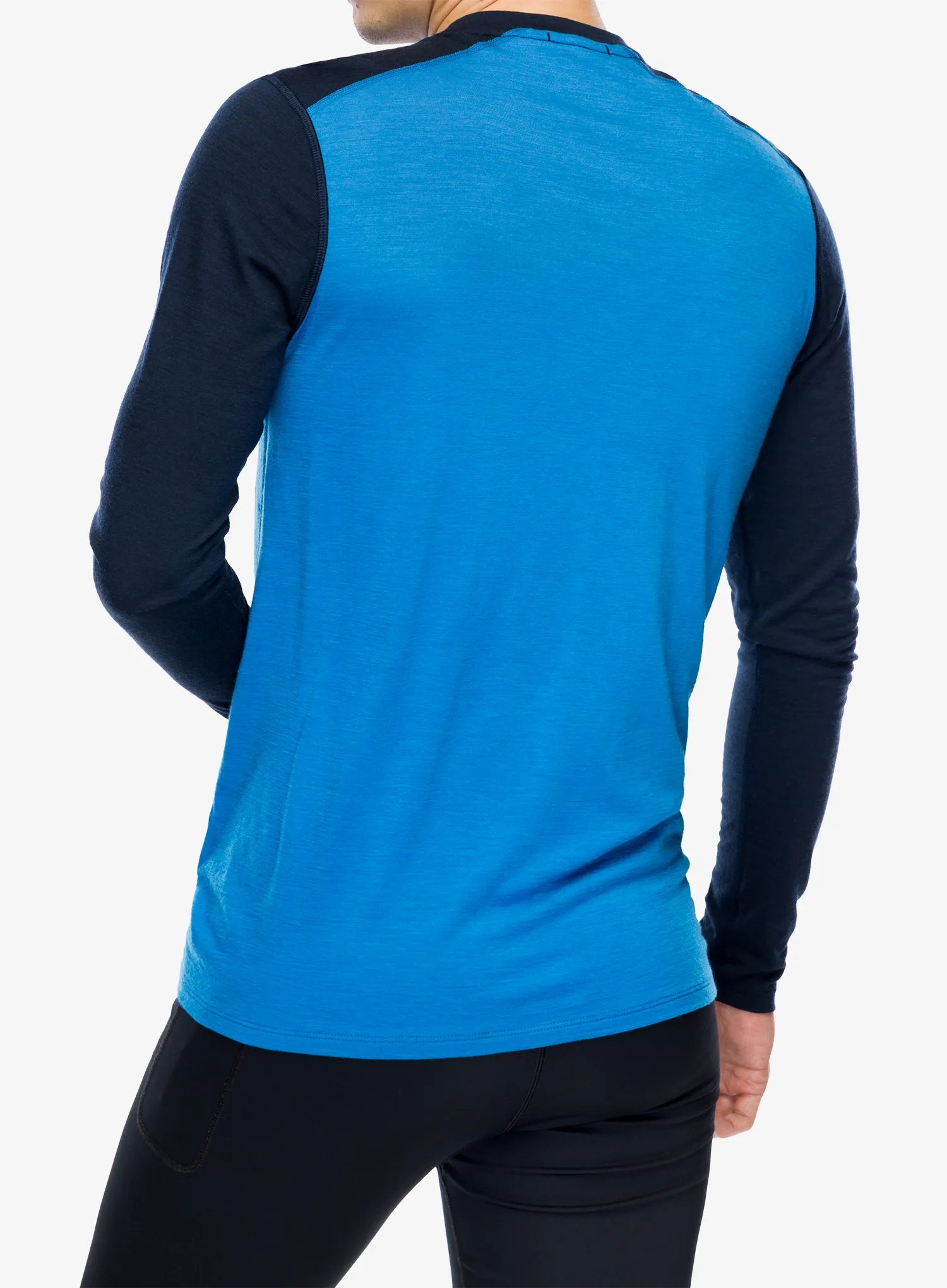 Термокофта Smartwool Classic Merino Base Layer LS Boxed - laguna blue/deep navy