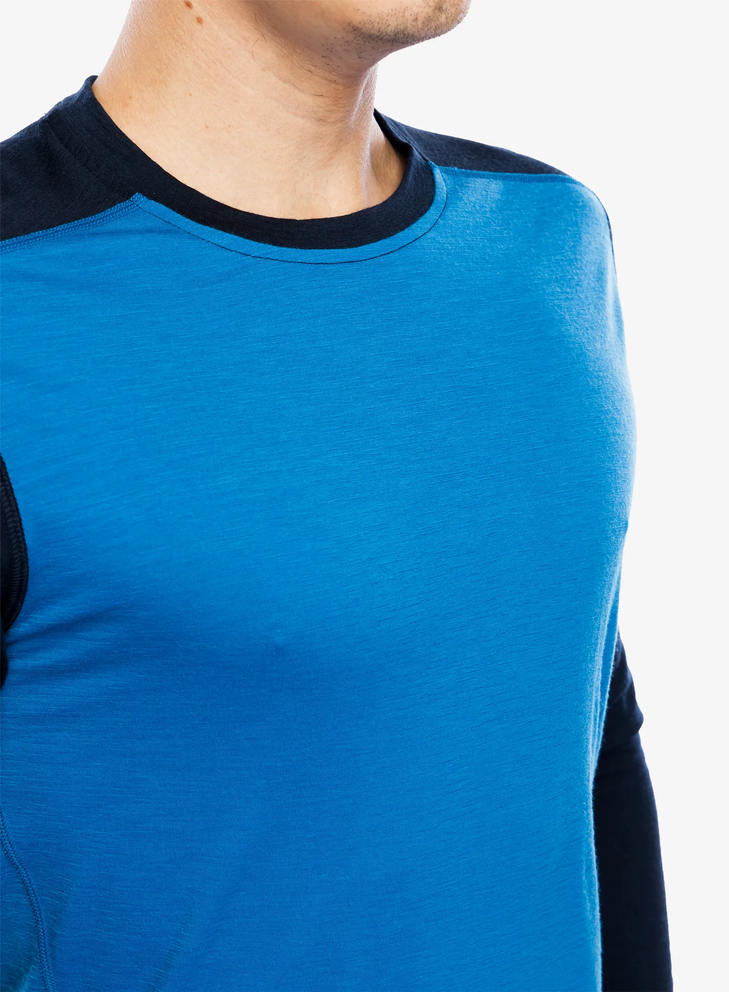 Термокофта Smartwool Classic Merino Base Layer LS Boxed - laguna blue/deep navy