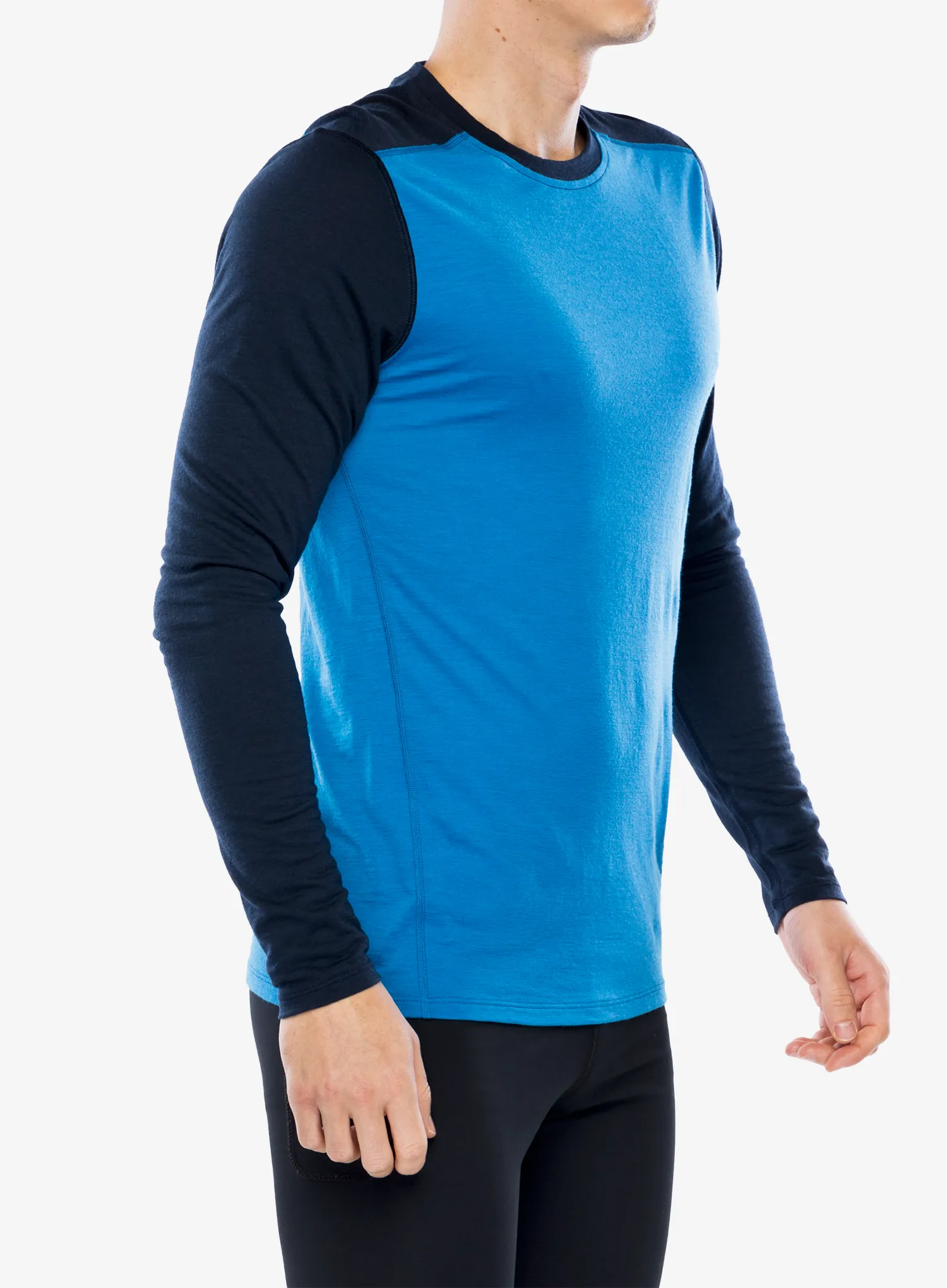 Термокофта Smartwool Classic Merino Base Layer LS Boxed - laguna blue/deep navy