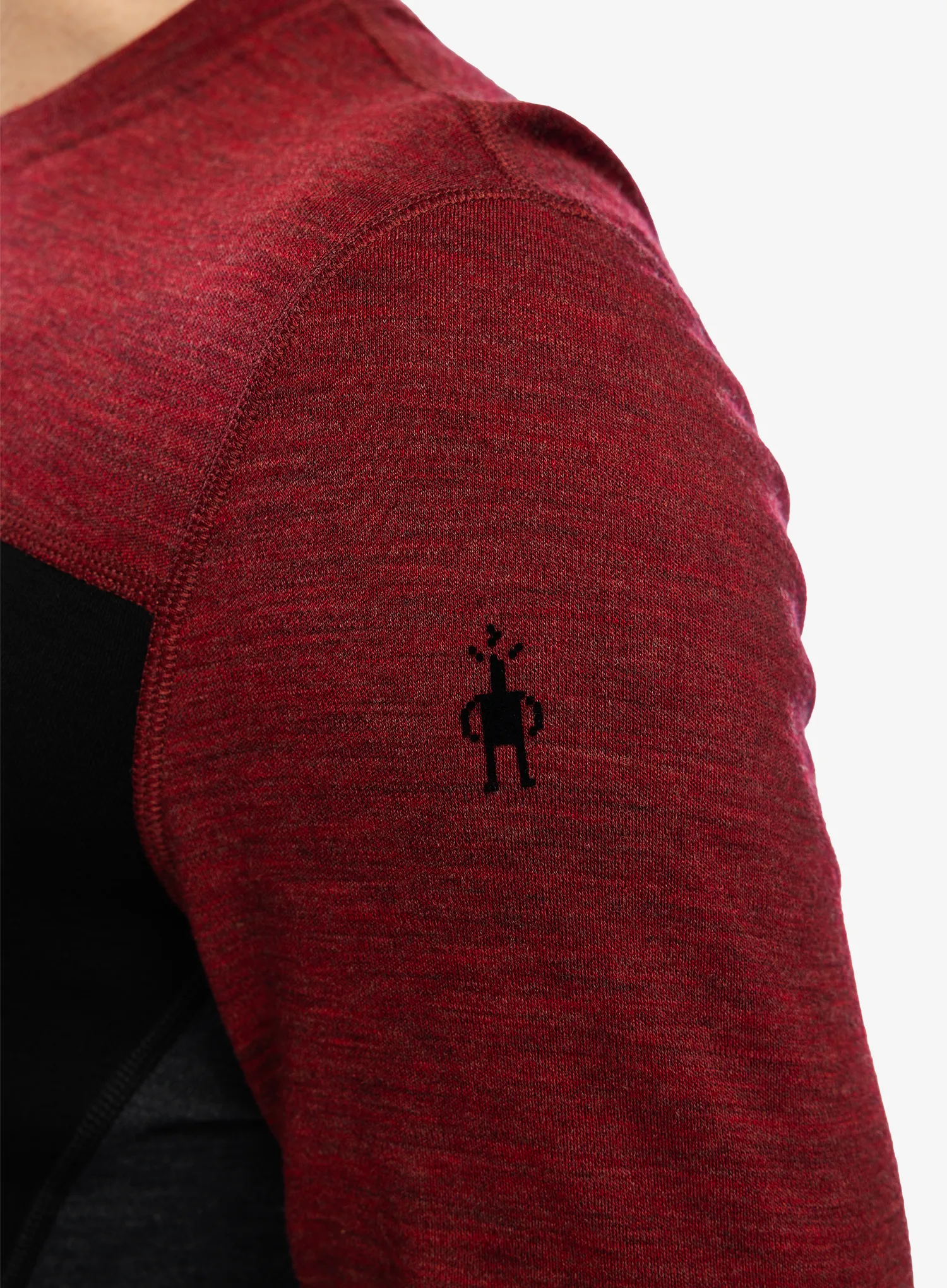 Термокофта Smartwool Classic Thermal Merino BL Colorblock Crew Boxed - blk/currant