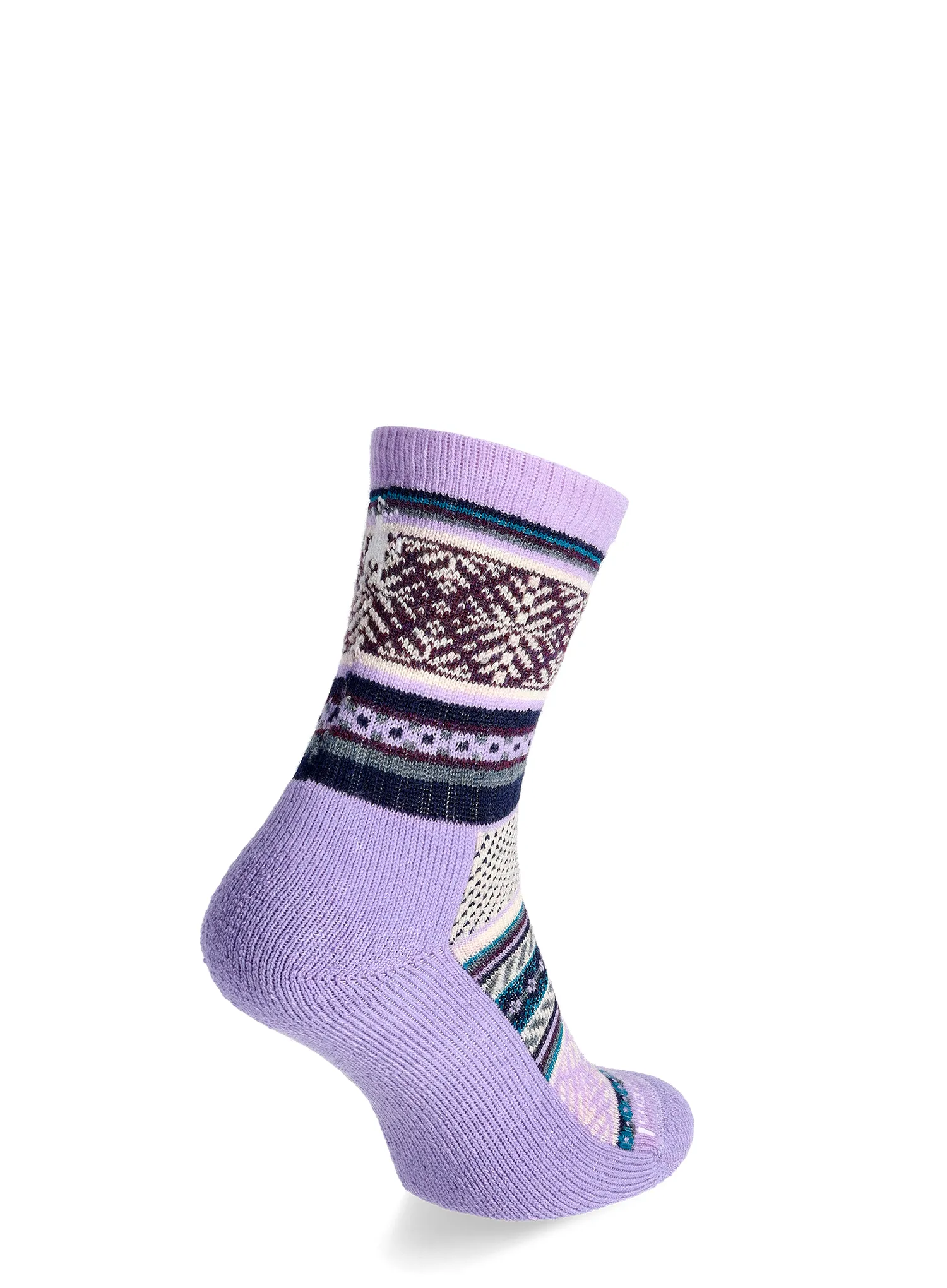 Шкарпетки з мериноса Smartwool Fair Isle Sweater Crew Socks - ultra violet