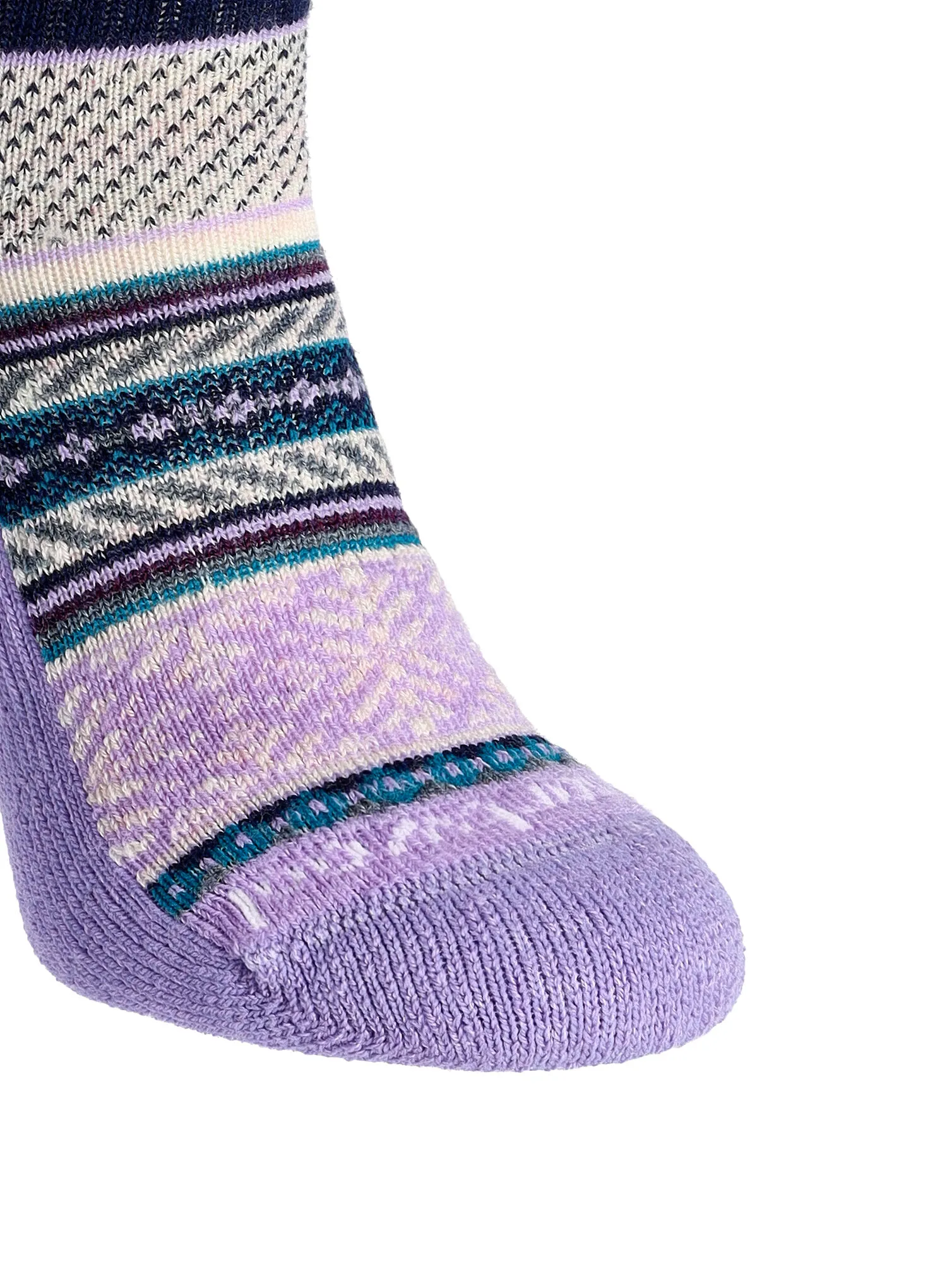 Шкарпетки з мериноса Smartwool Fair Isle Sweater Crew Socks - ultra violet