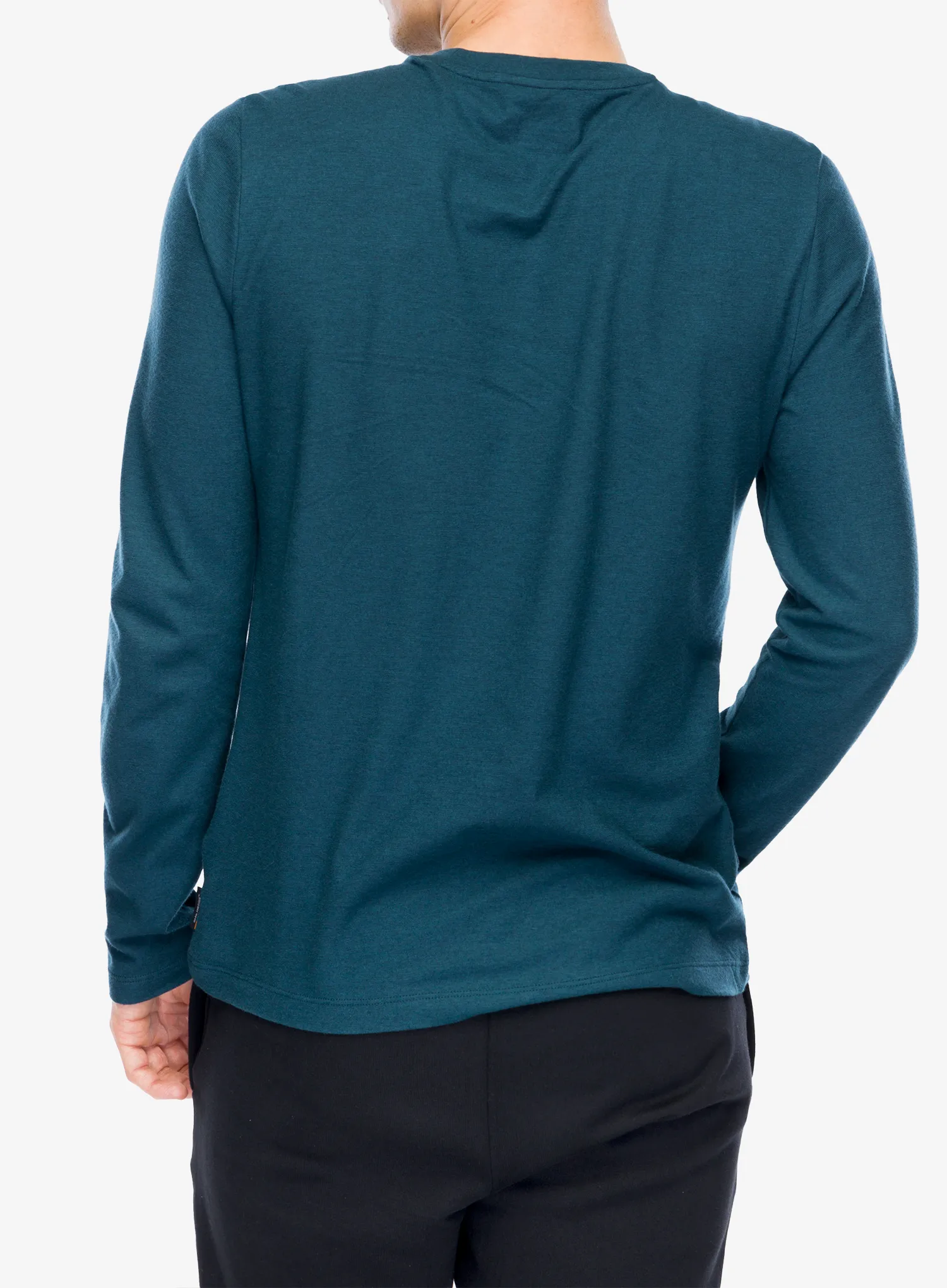 Кофта без каптура Smartwool Perfect Crew Long Sleeve Tee - twilight blue