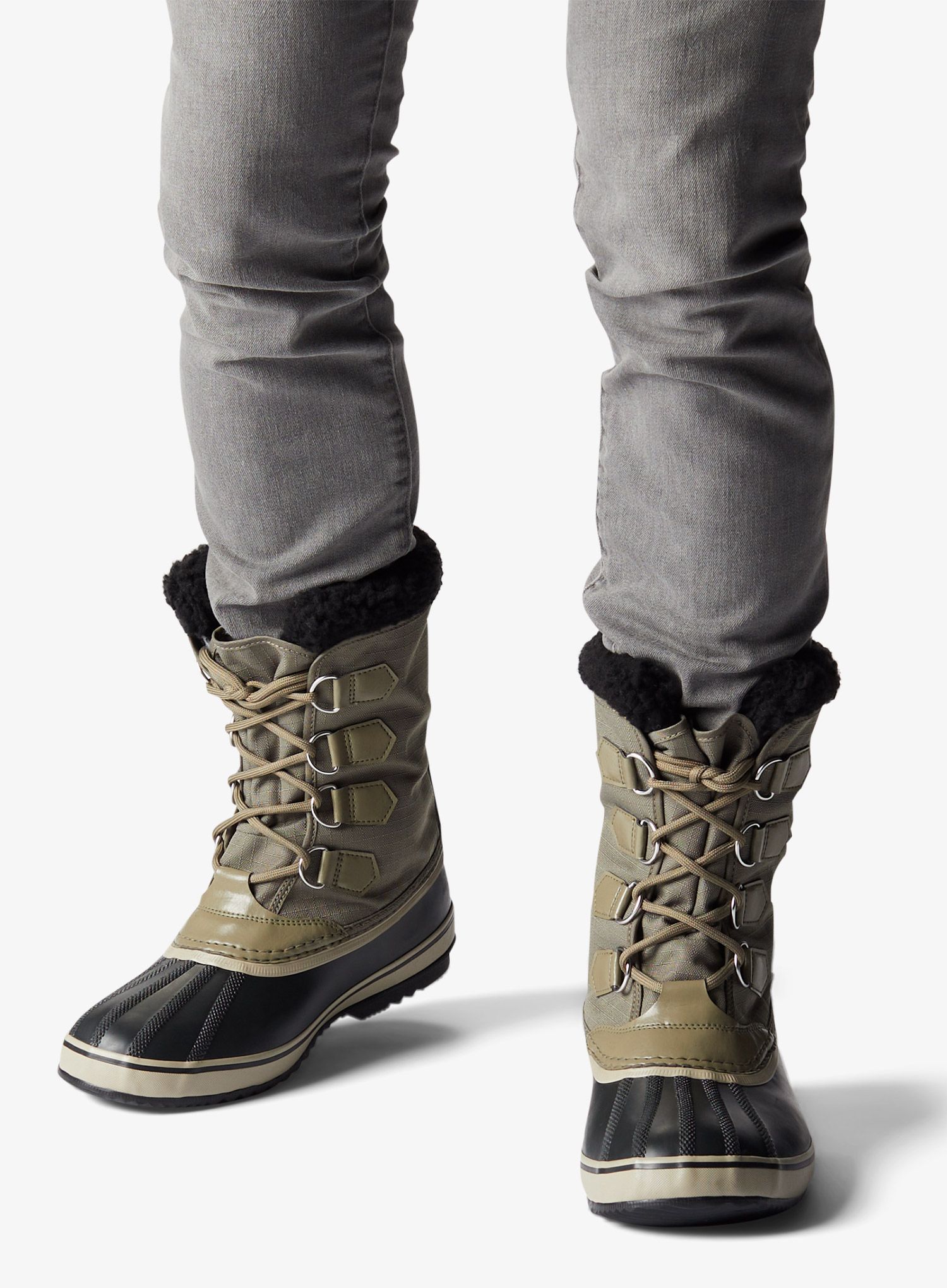 Снігоходи чоловічі Sorel 1964 Pac Nylon WP - sage/dark moss