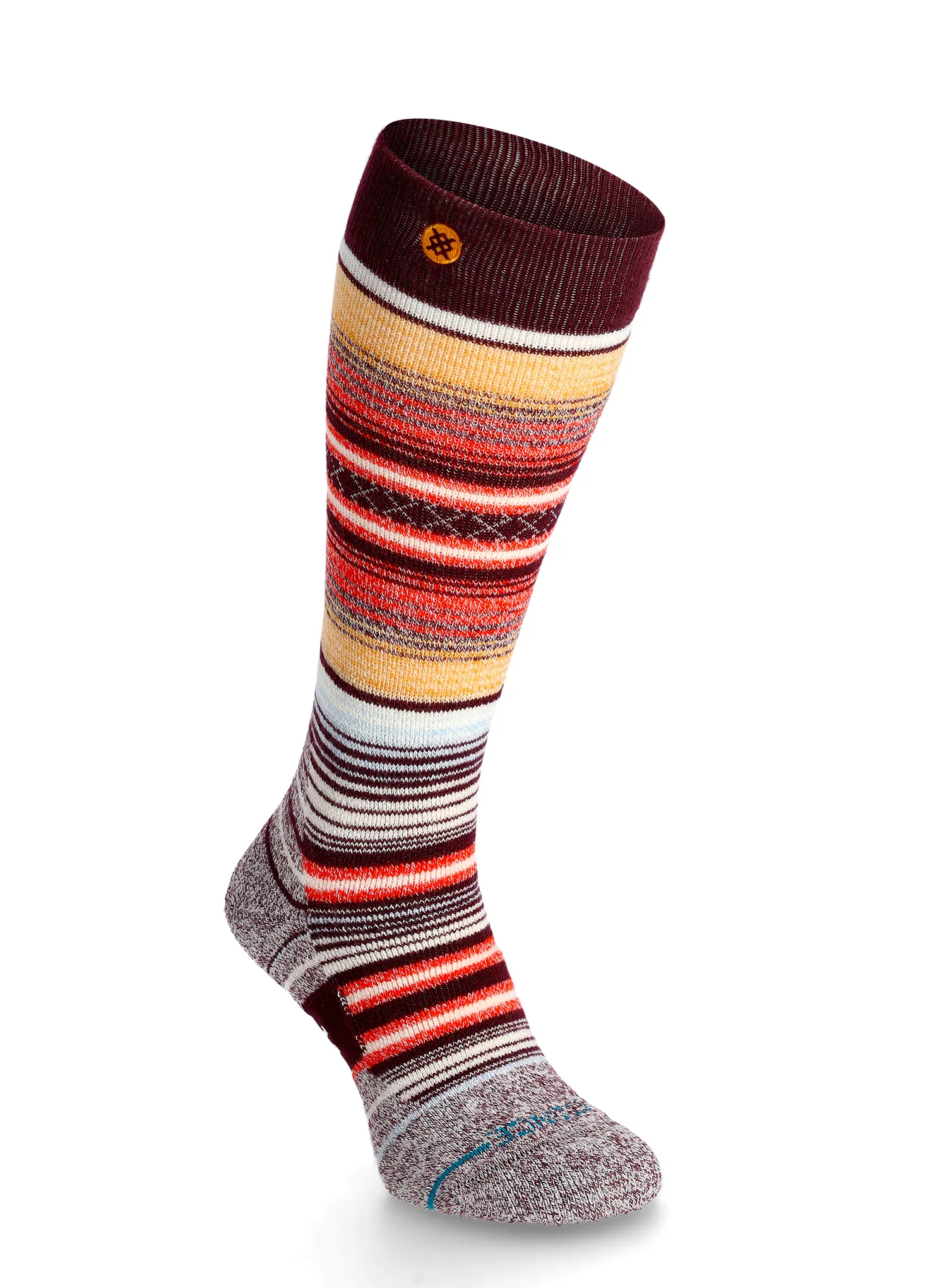 Шкарпетки лижні Stance Curren Snow - wine