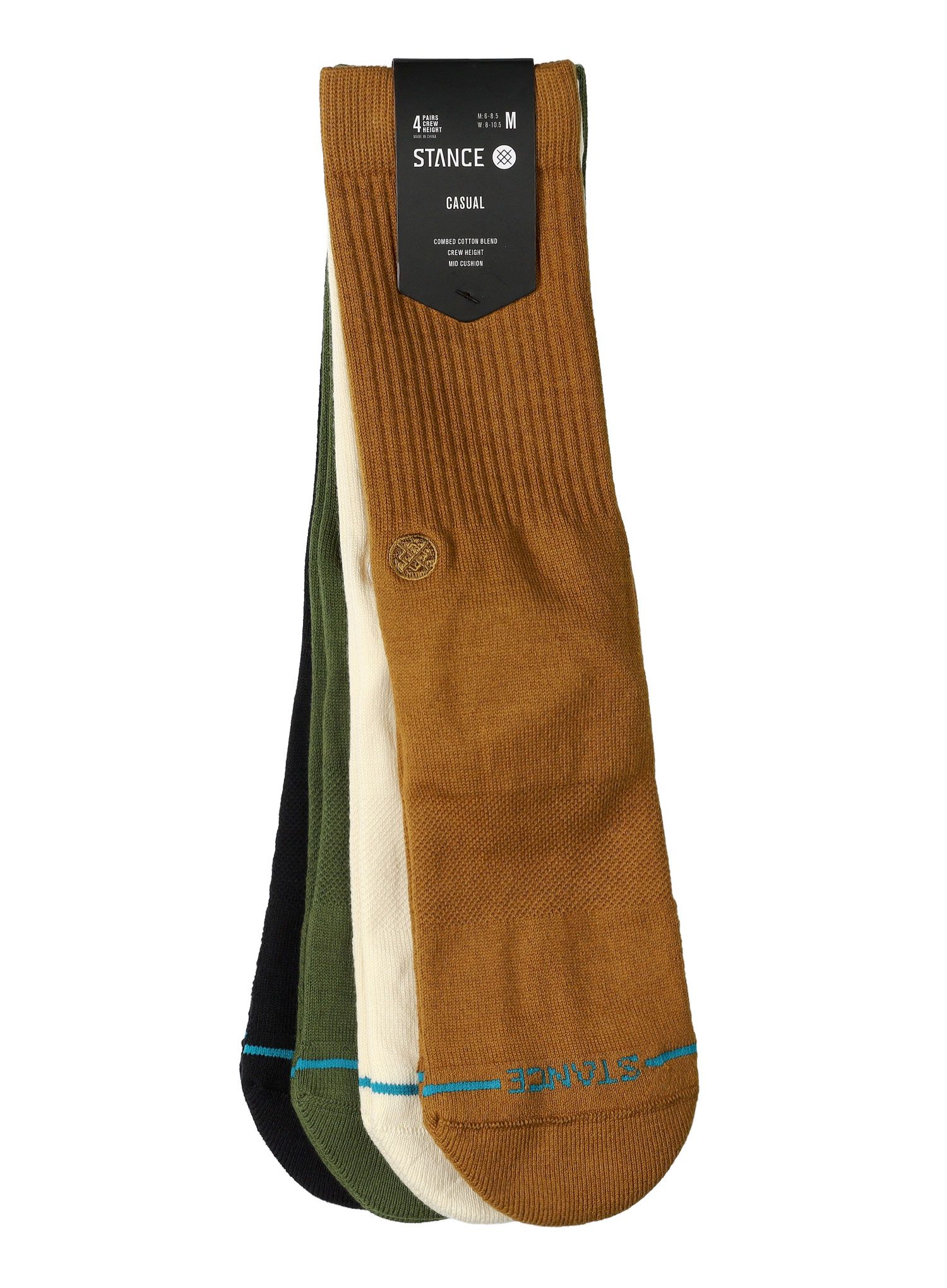 Шкарпетки Stance Icon Crew 4-Pack - gold