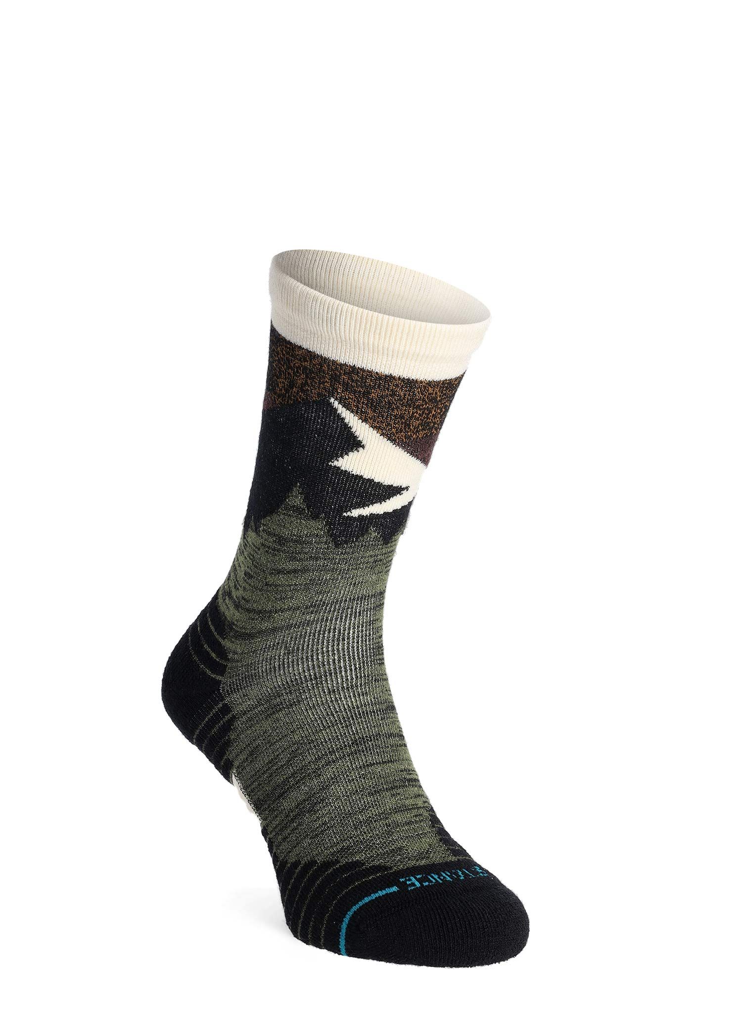 Шкарпетки трекінгові Stance Mid Wool Crew - olive