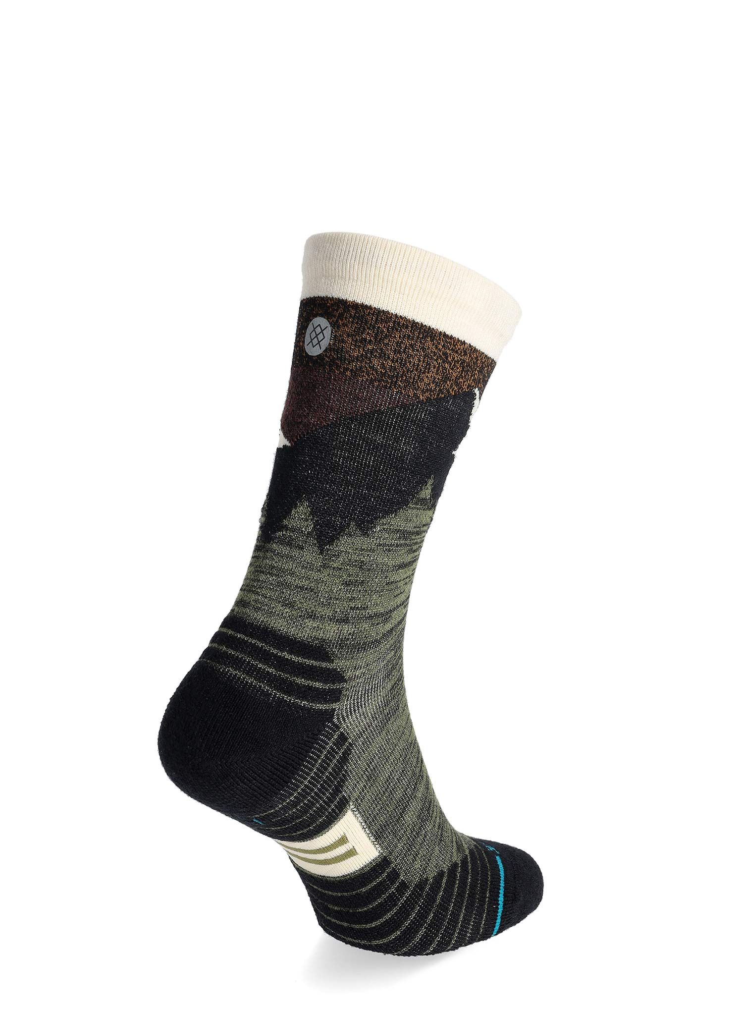 Шкарпетки трекінгові Stance Mid Wool Crew - olive