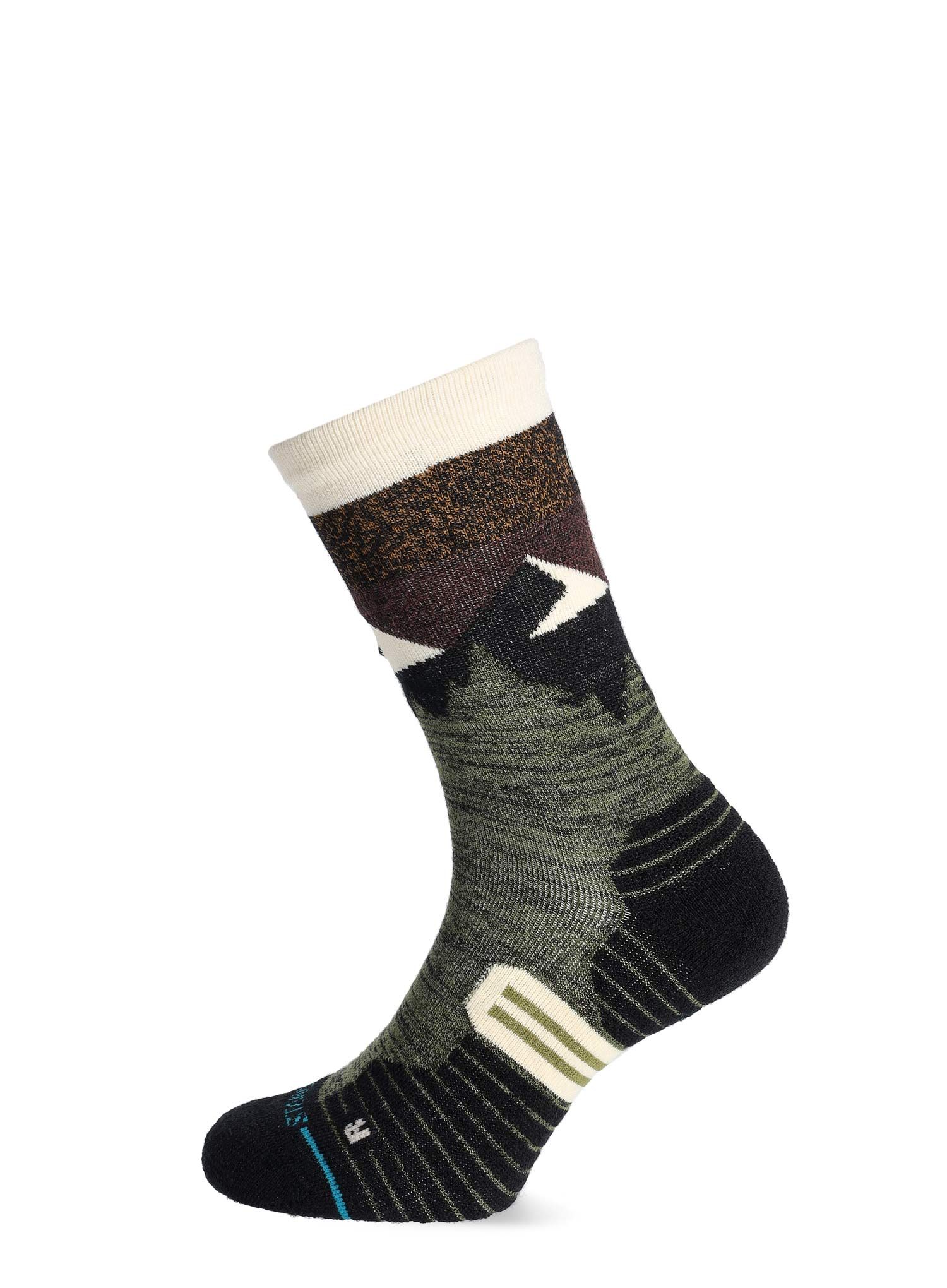 Шкарпетки трекінгові Stance Mid Wool Crew - olive