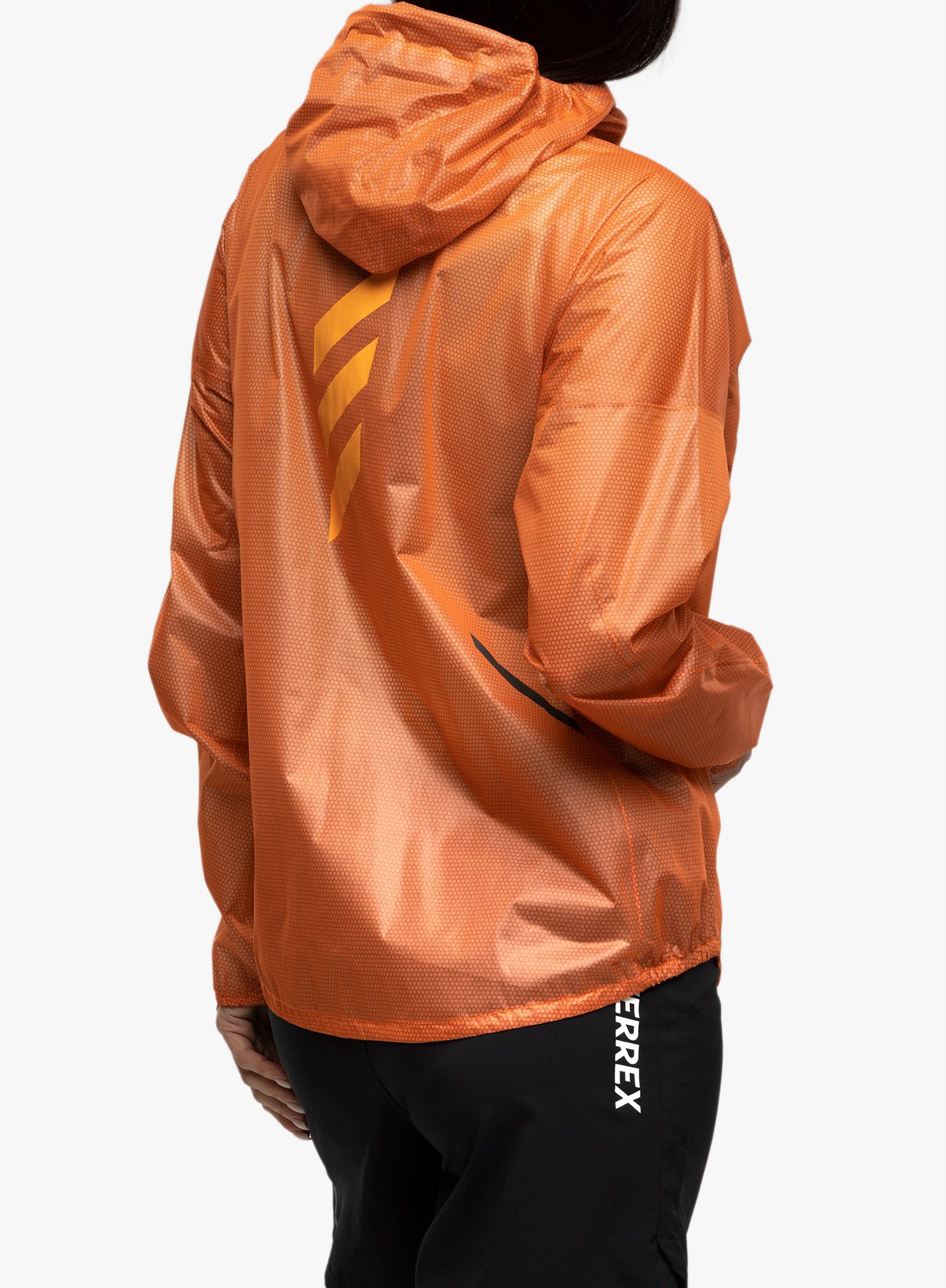 Куртка для бігу жіноча adidas TERREX Agravic 2,5L Rain Jacket - semi impact orange