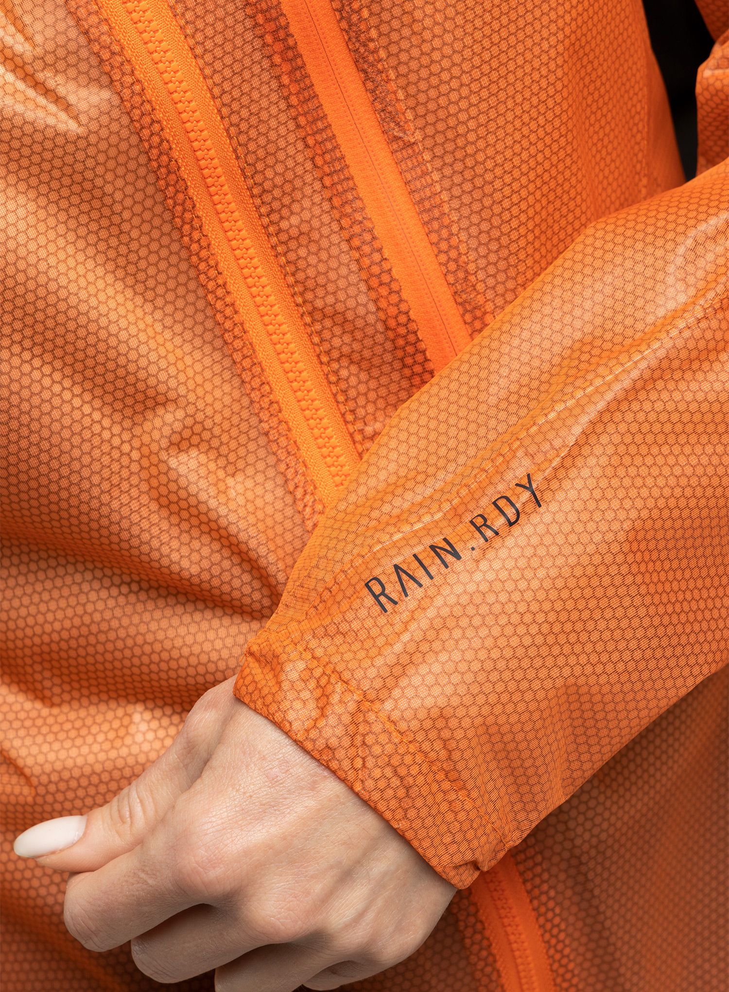 Куртка для бігу жіноча adidas TERREX Agravic 2,5L Rain Jacket - semi impact orange