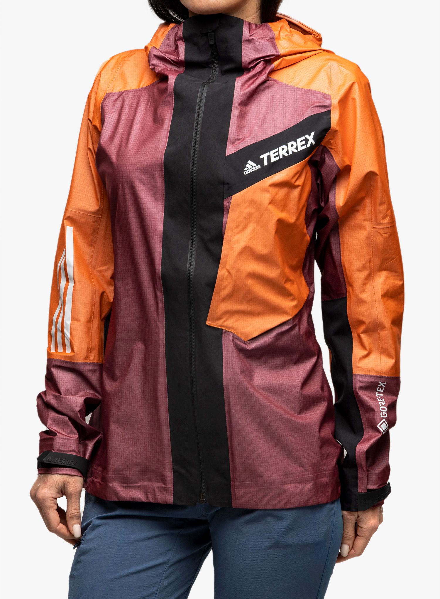 Куртка жіноча adidas TERREX Techrock Light GORE-TEX Jacket - red/semi impact orange