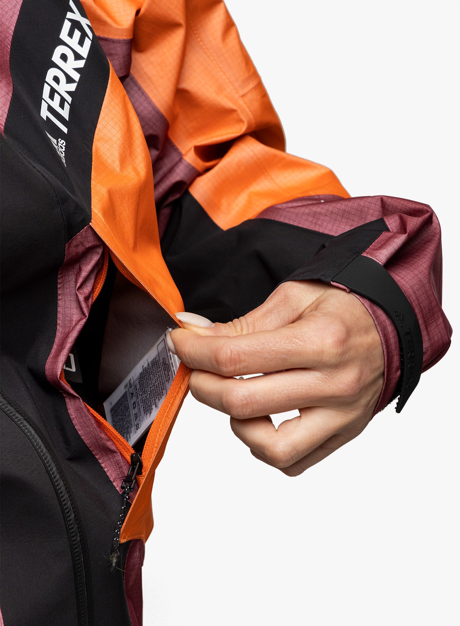 Куртка жіноча adidas TERREX Techrock Light GORE-TEX Jacket - red/semi impact orange