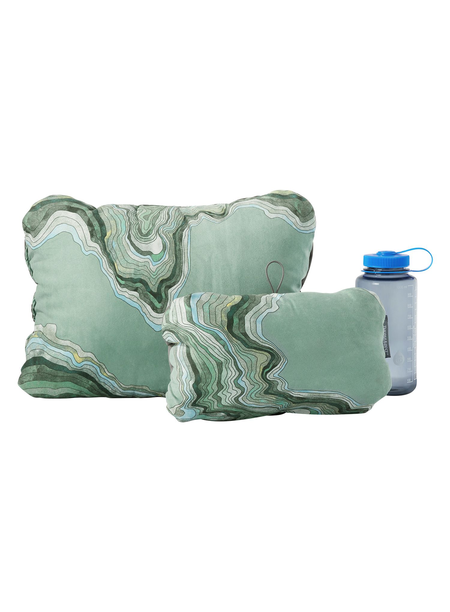 Подушка туристична Therm a Rest Compressible Pillow Cinch S - topo wave