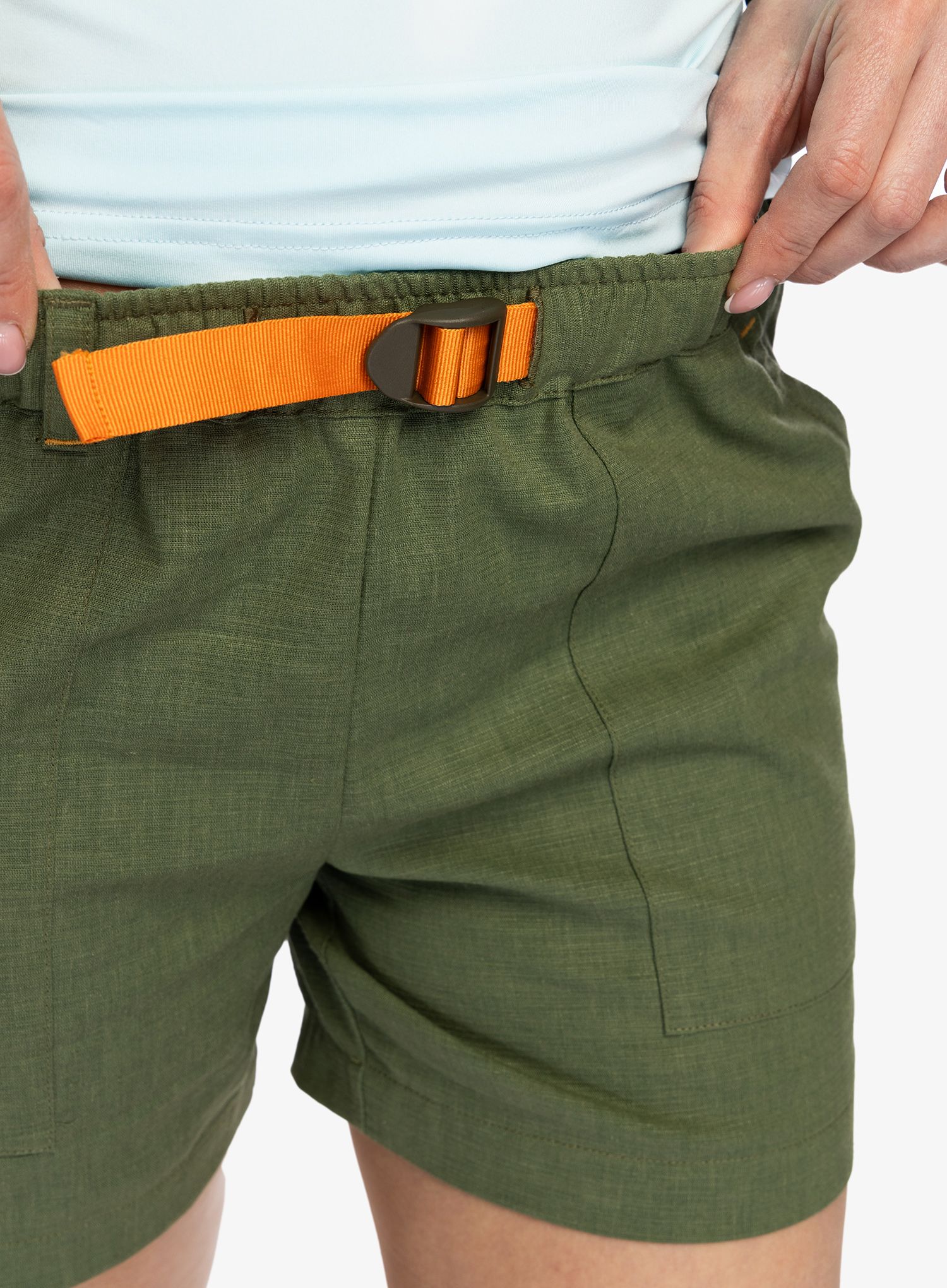 Шорти туристичні жіночі Turbat Goa Hemp Shorts - bronze green