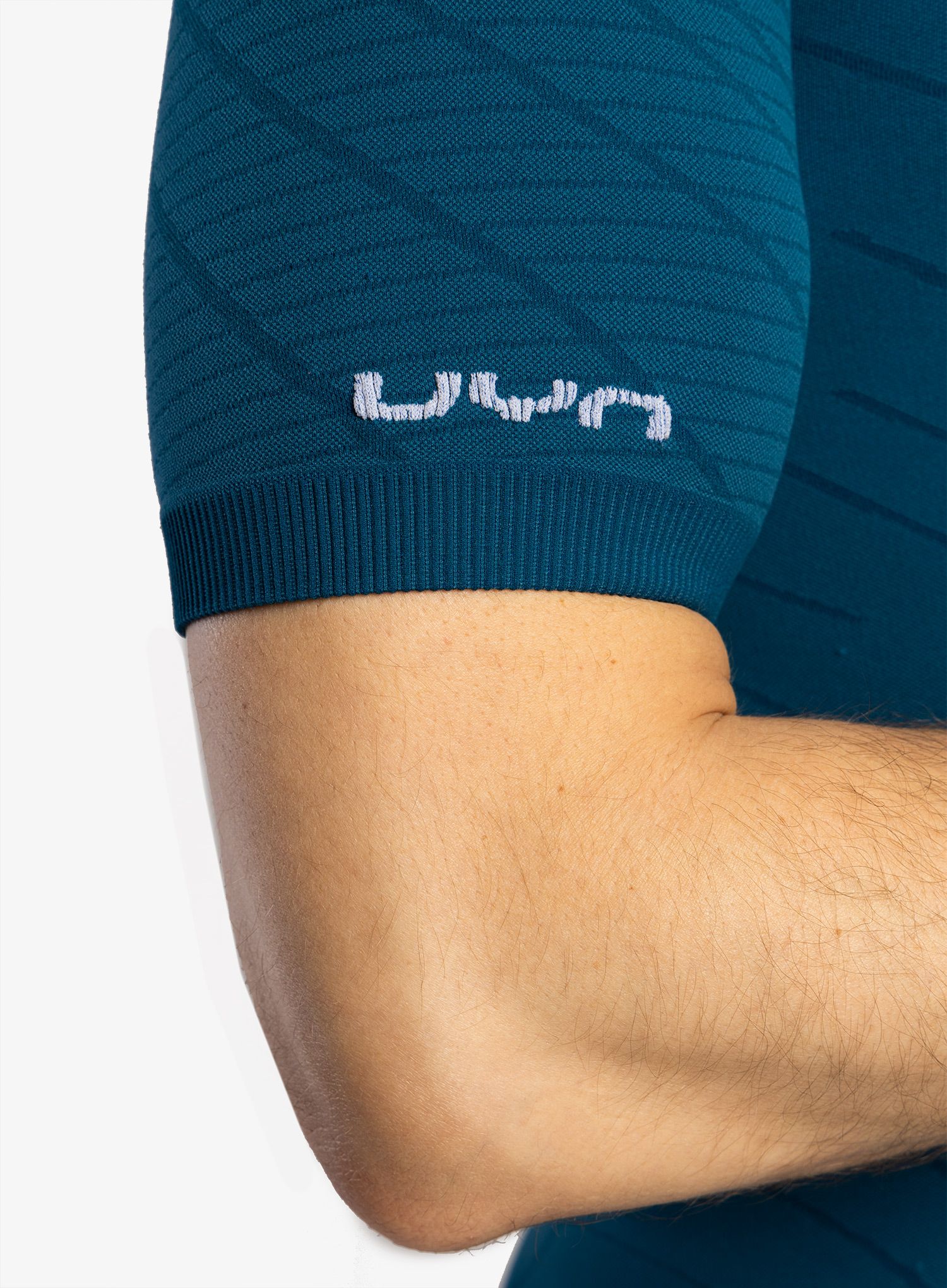 Термофутболка UYN Motyon 2.0 UW Shirt SH SL - blue poseidon