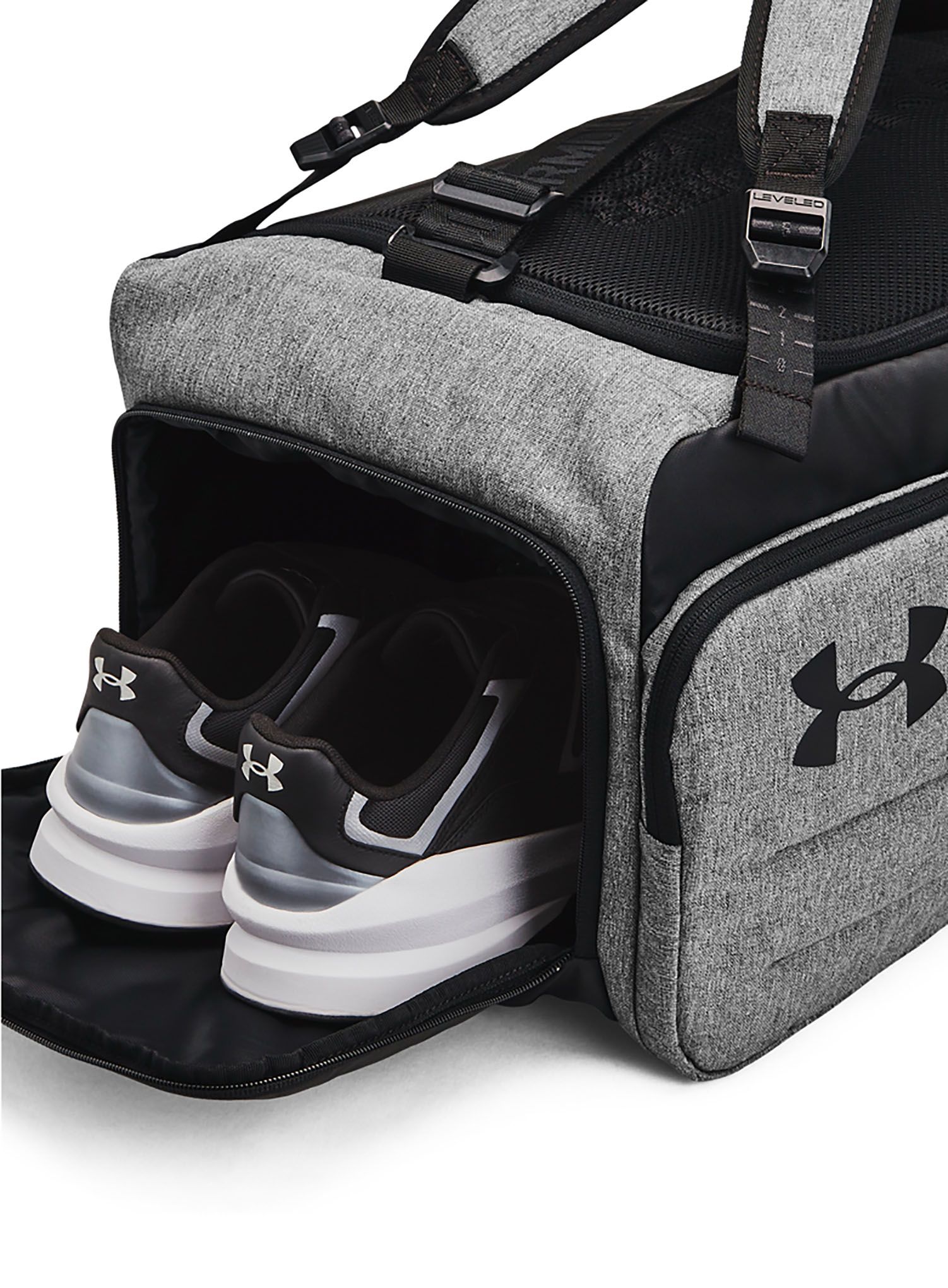 Сумка Under Armour Contain Duo Medium BP Duffle - castlerock medium/black/white