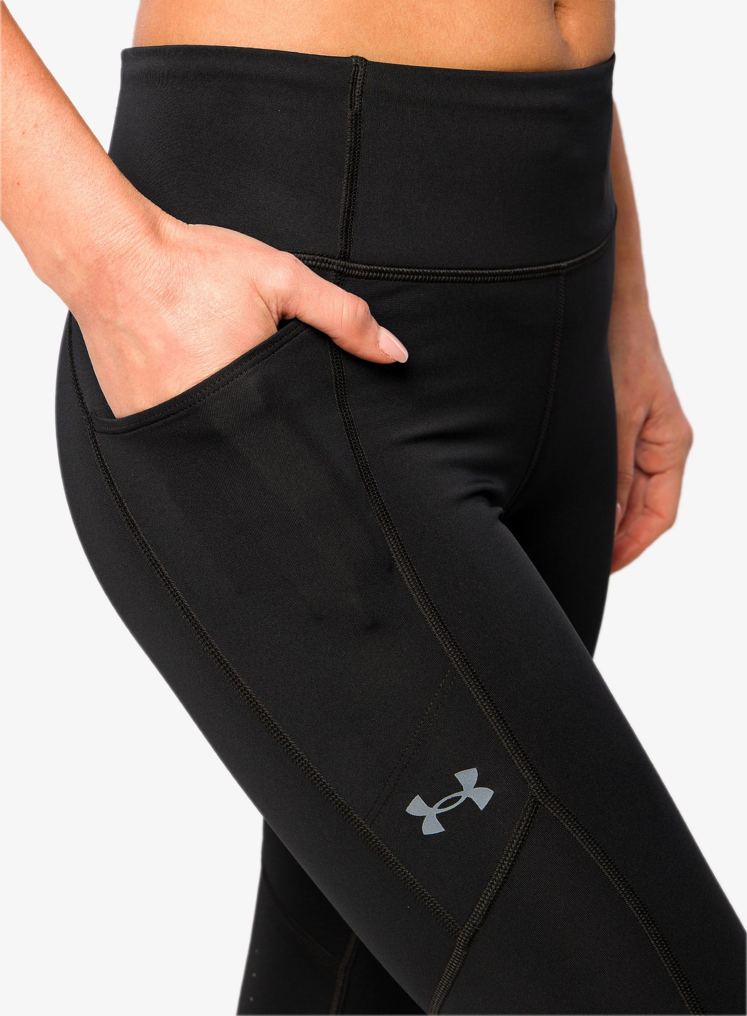 Штани для бігу жіночі Under Armour Fly Fast 3.0 Tights - black/reflective