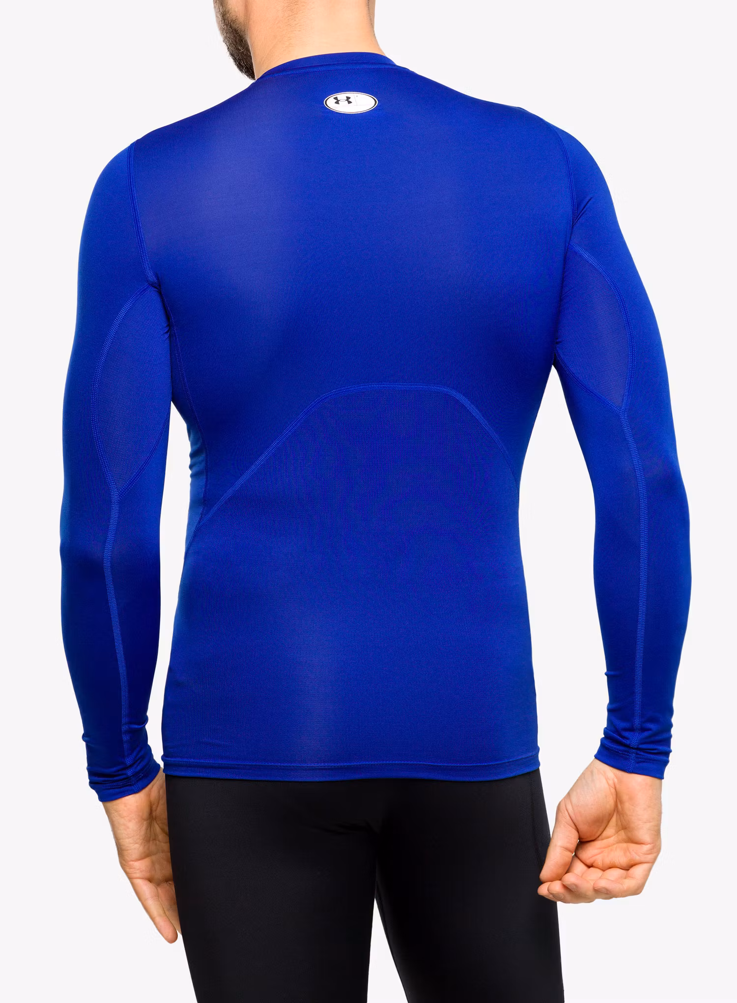 Термокофта Under Armour HG Armour Comp LS - royal/white