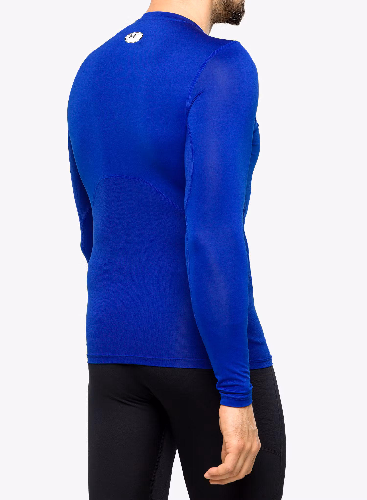 Термокофта Under Armour HG Armour Comp LS - royal/white