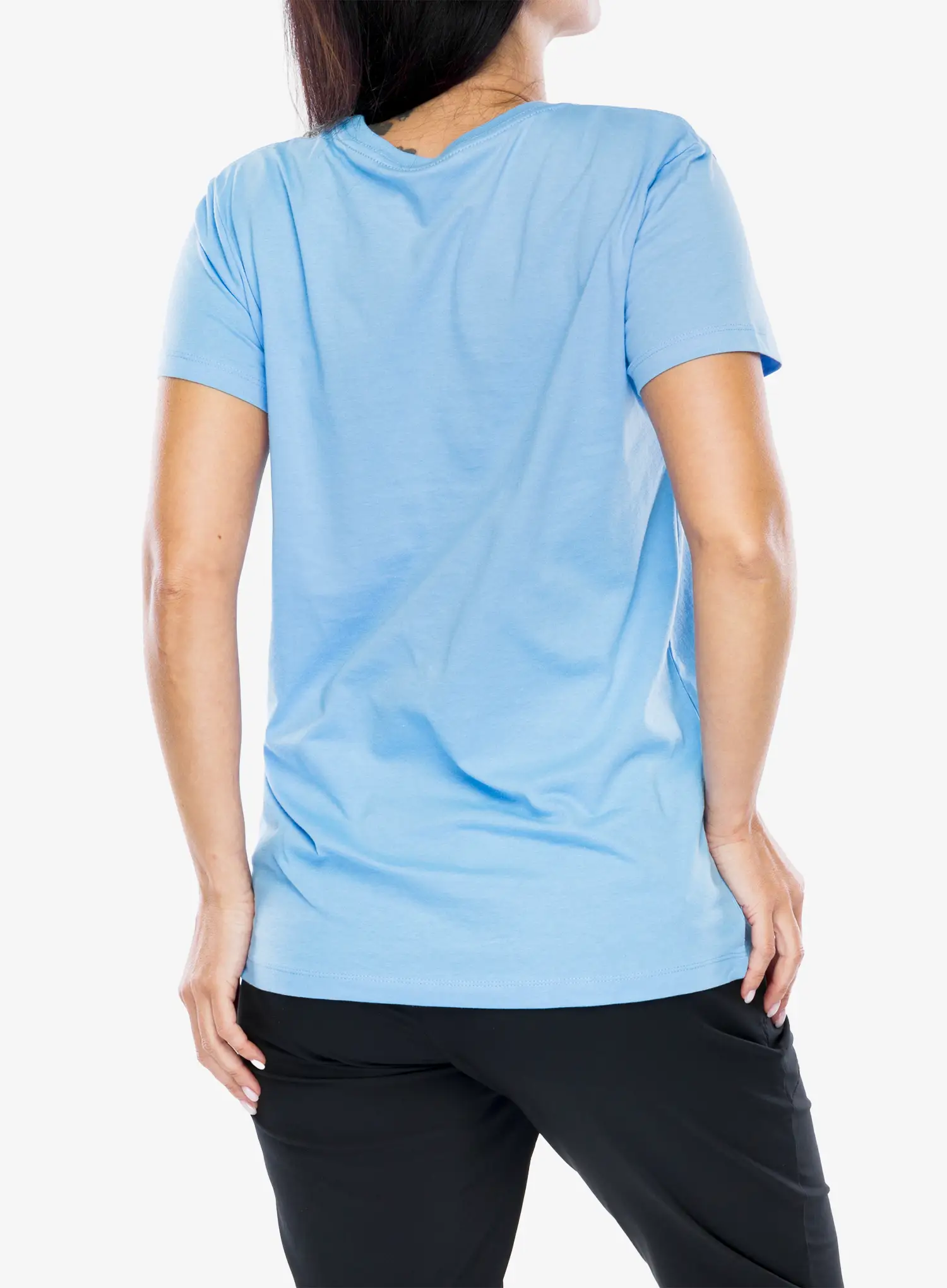 Футболка жіноча Under Armour Live Sportstyle Graphic SSC - horizon blue/white
