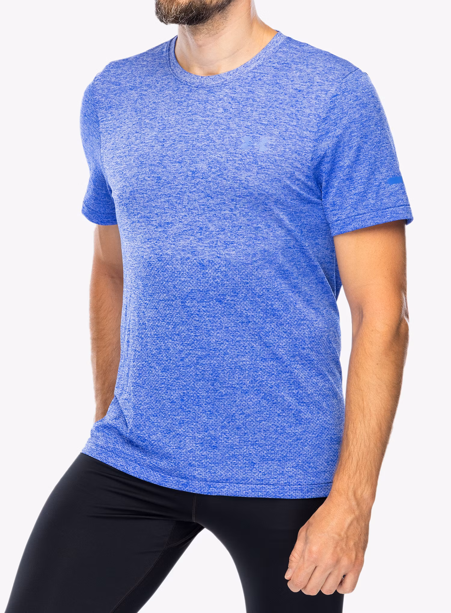 Футболка для бігу Under Armour Seamless Stride SS - team royal/reflective