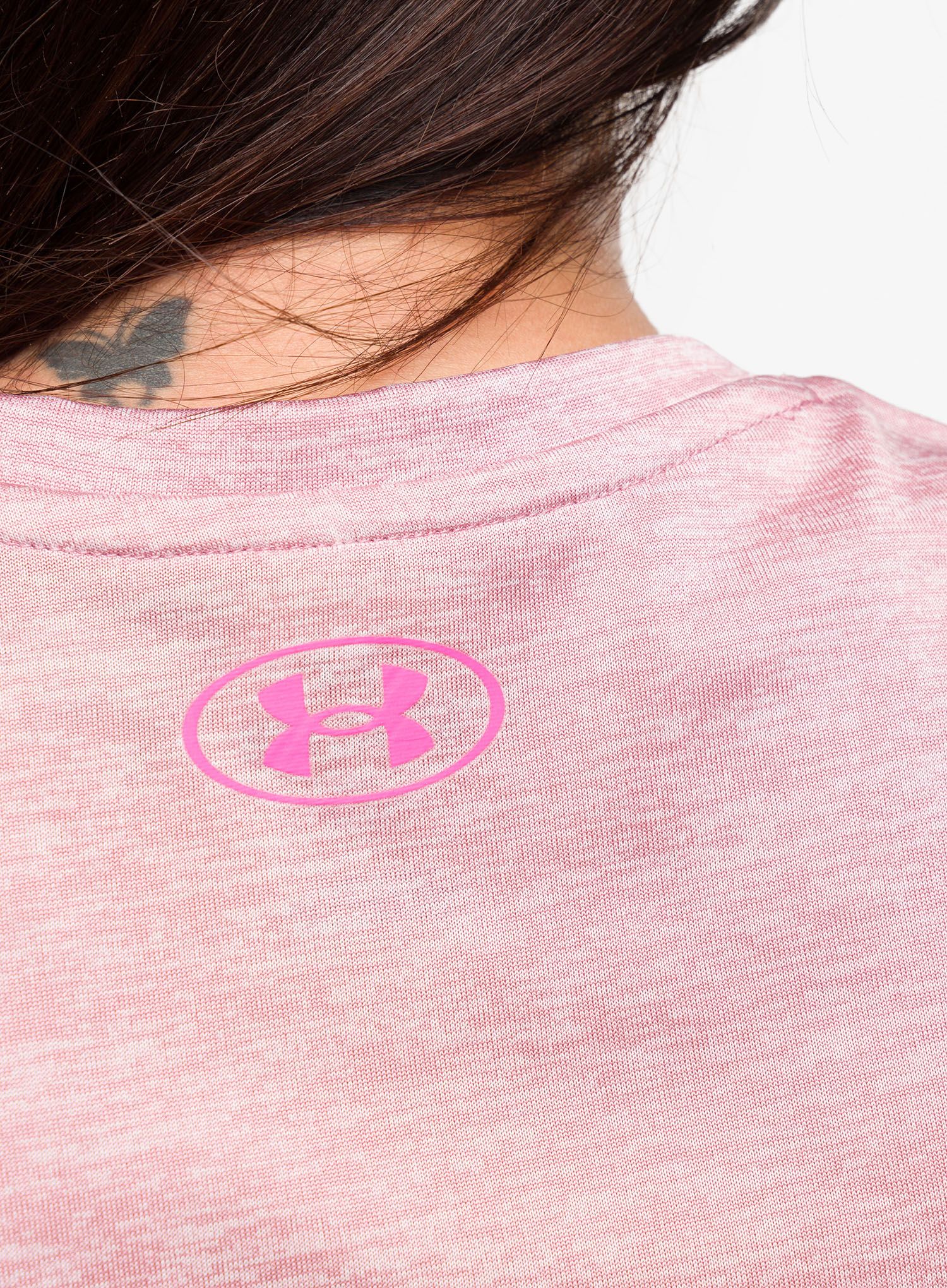 Футболка жіноча Under Armour Tech Twist Graphic SSV - pink elixir/pink sugar/rebel