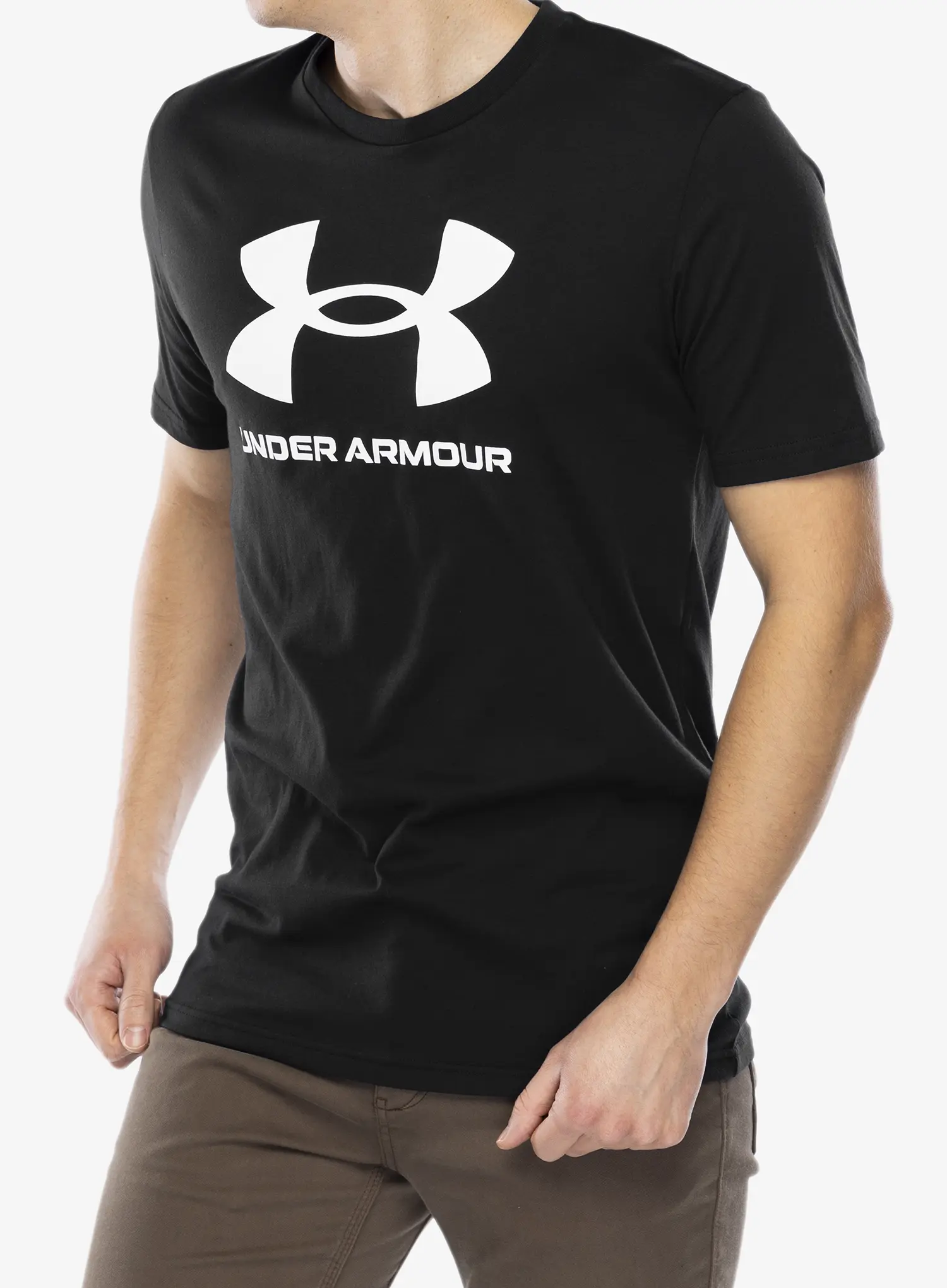Футболка бавовняна Under Armour UA Logo Short Sleeve - black/white