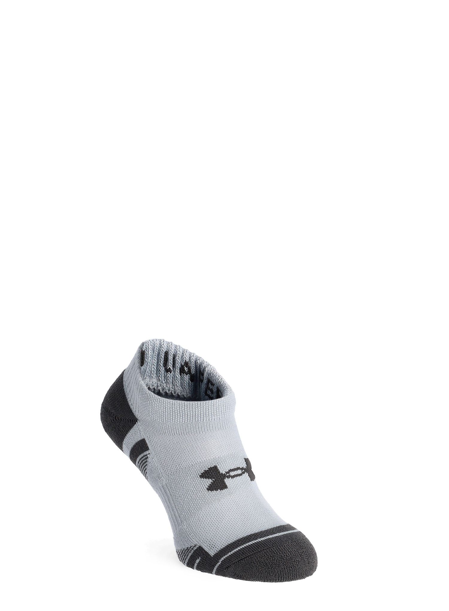 Шкарпетки Under Armour UA Performance Tech 3-Pack No Show - mod gray/white/jet gray