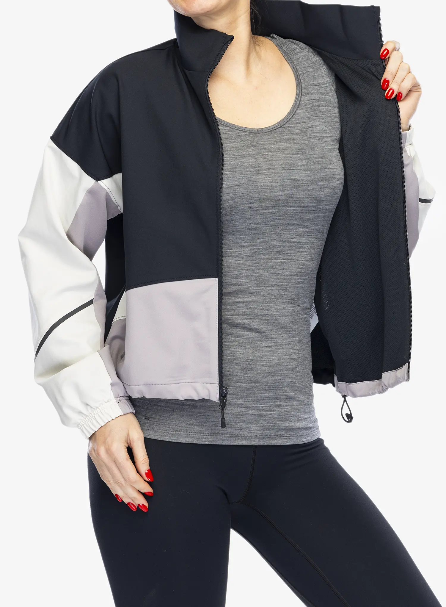 Куртка жіноча Under Armour UA Unstoppable Jacket - black/summit white/tetra gray