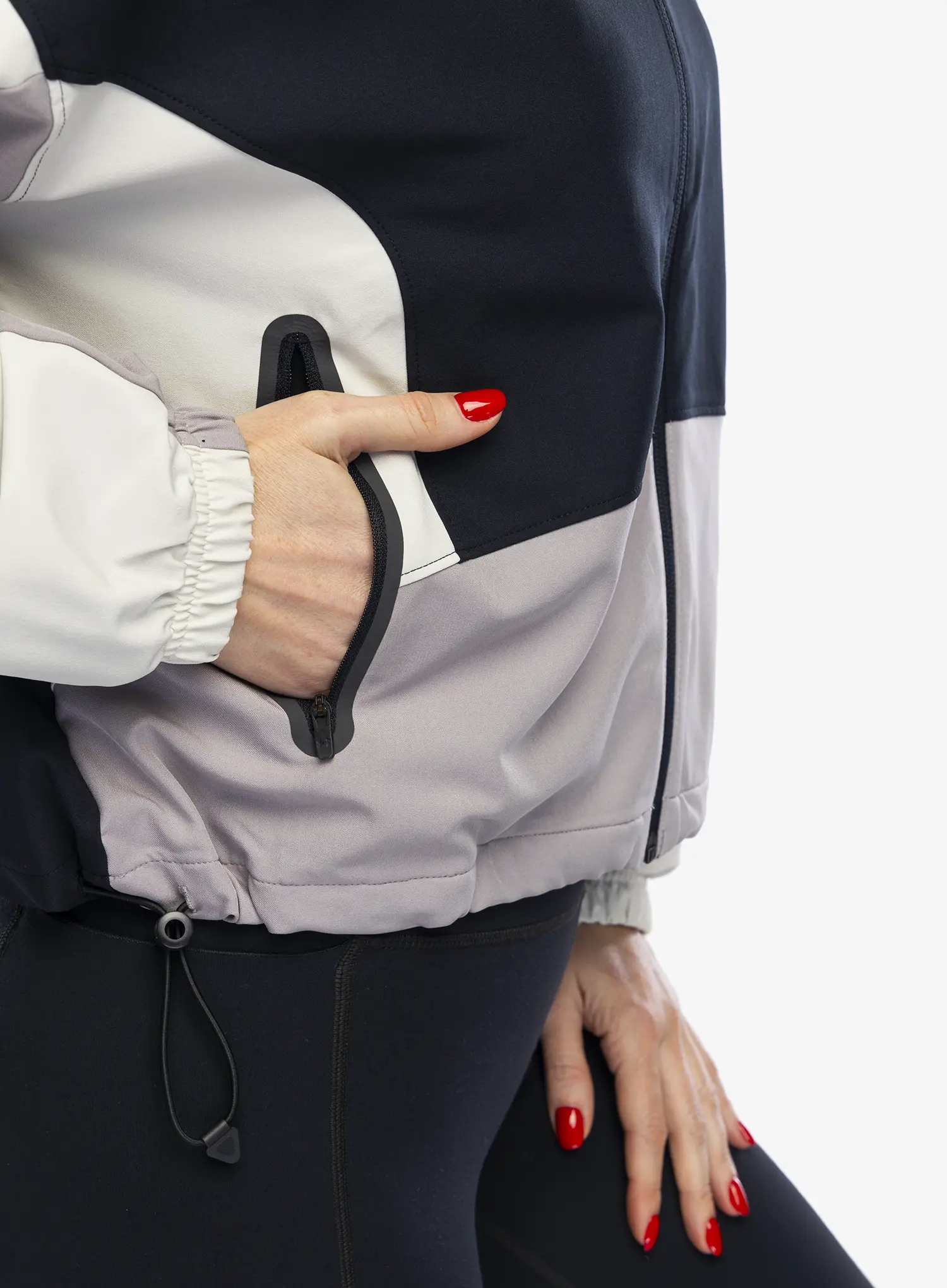 Куртка жіноча Under Armour UA Unstoppable Jacket - black/summit white/tetra gray