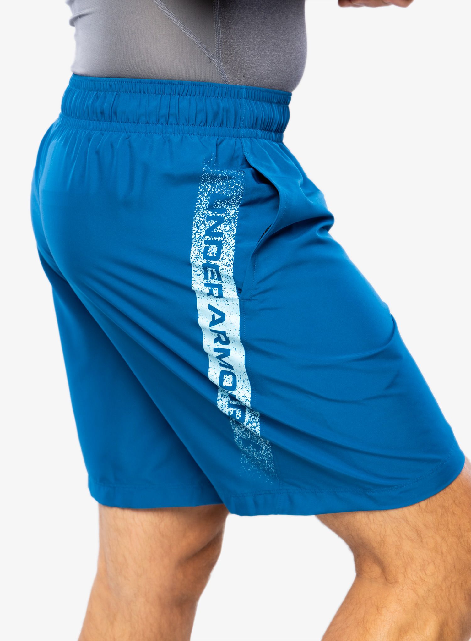 Шорти спортивні Under Armour Woven Graphic Shorts - varsity blue/blizzard
