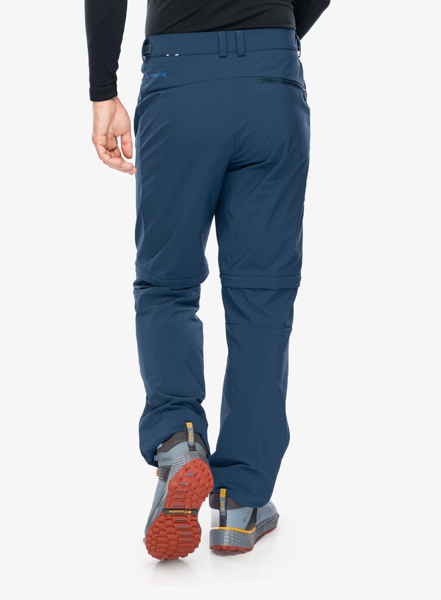 Штани трансформери Vaude Farley Stretch T-Zip Pants III - dark sea
