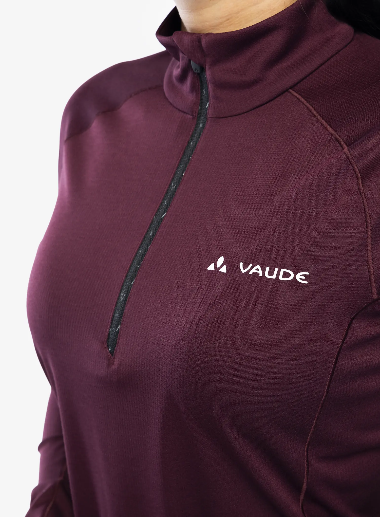 Термокофта жіноча Vaude Larice Light Shirt II - cassis uni