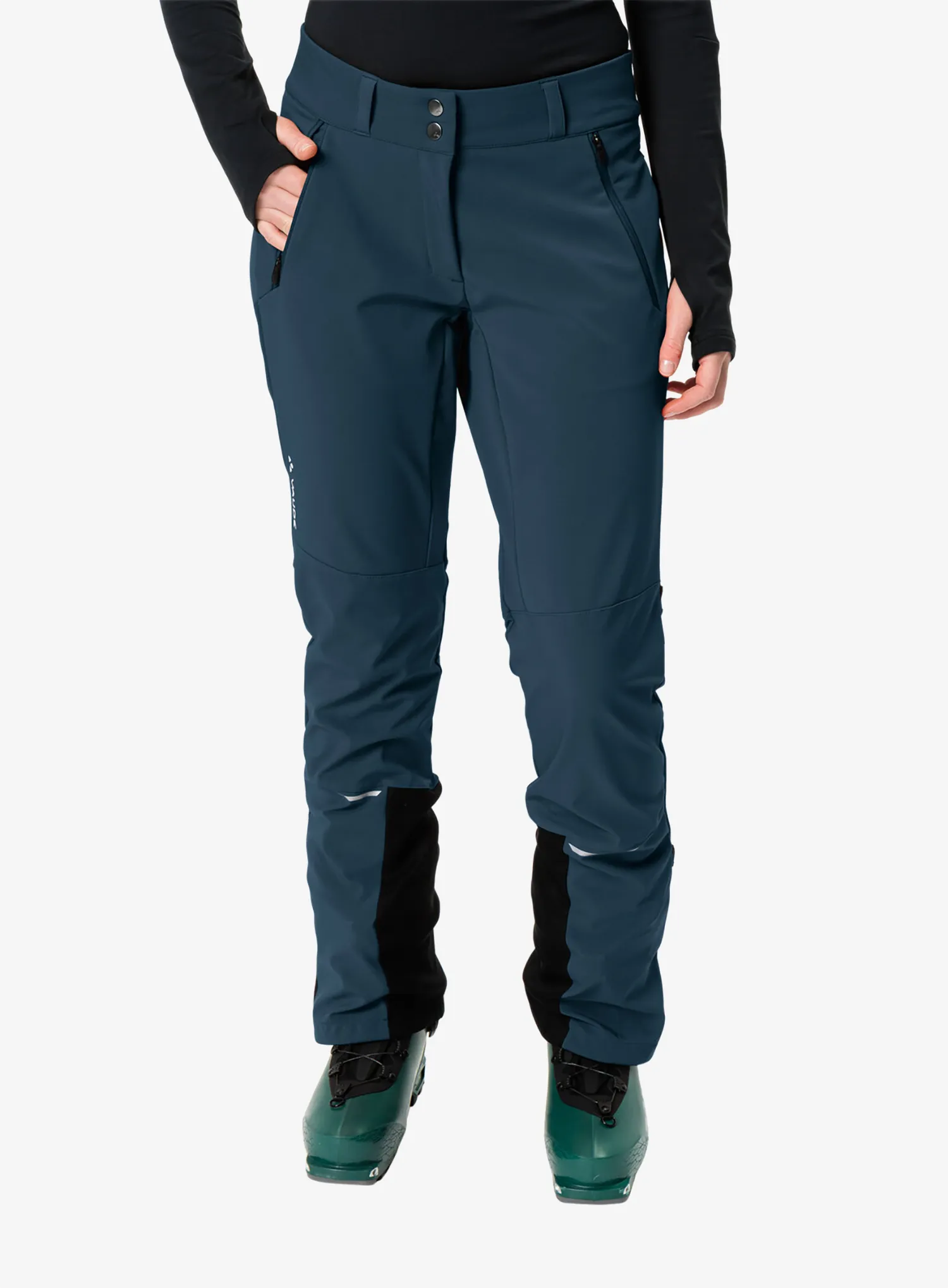 Штани softshell жіночі Vaude Larice Pants IV - dark sea