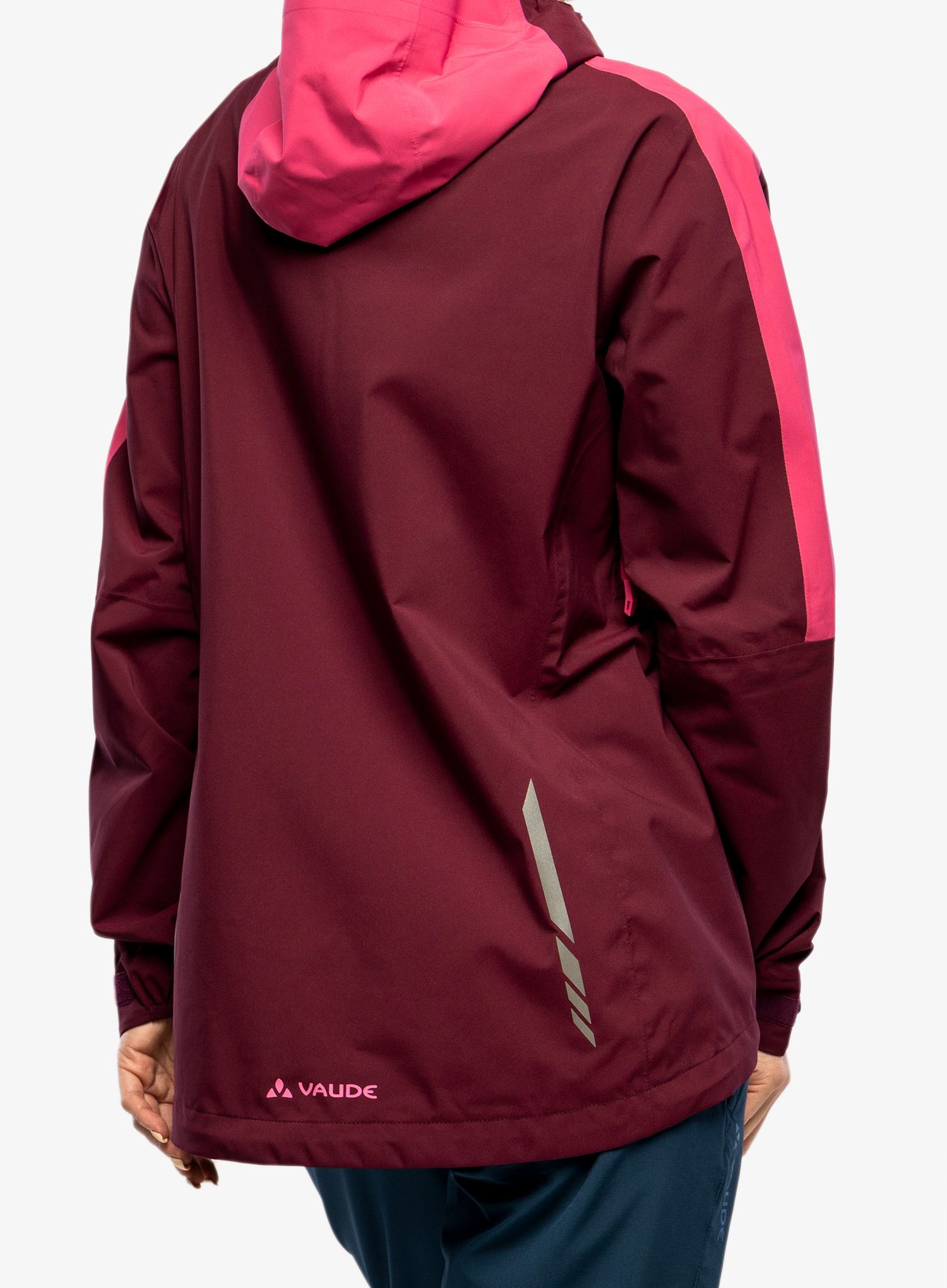 Куртка дощовик жіноча Vaude Moab Rain Jacket II - cassis