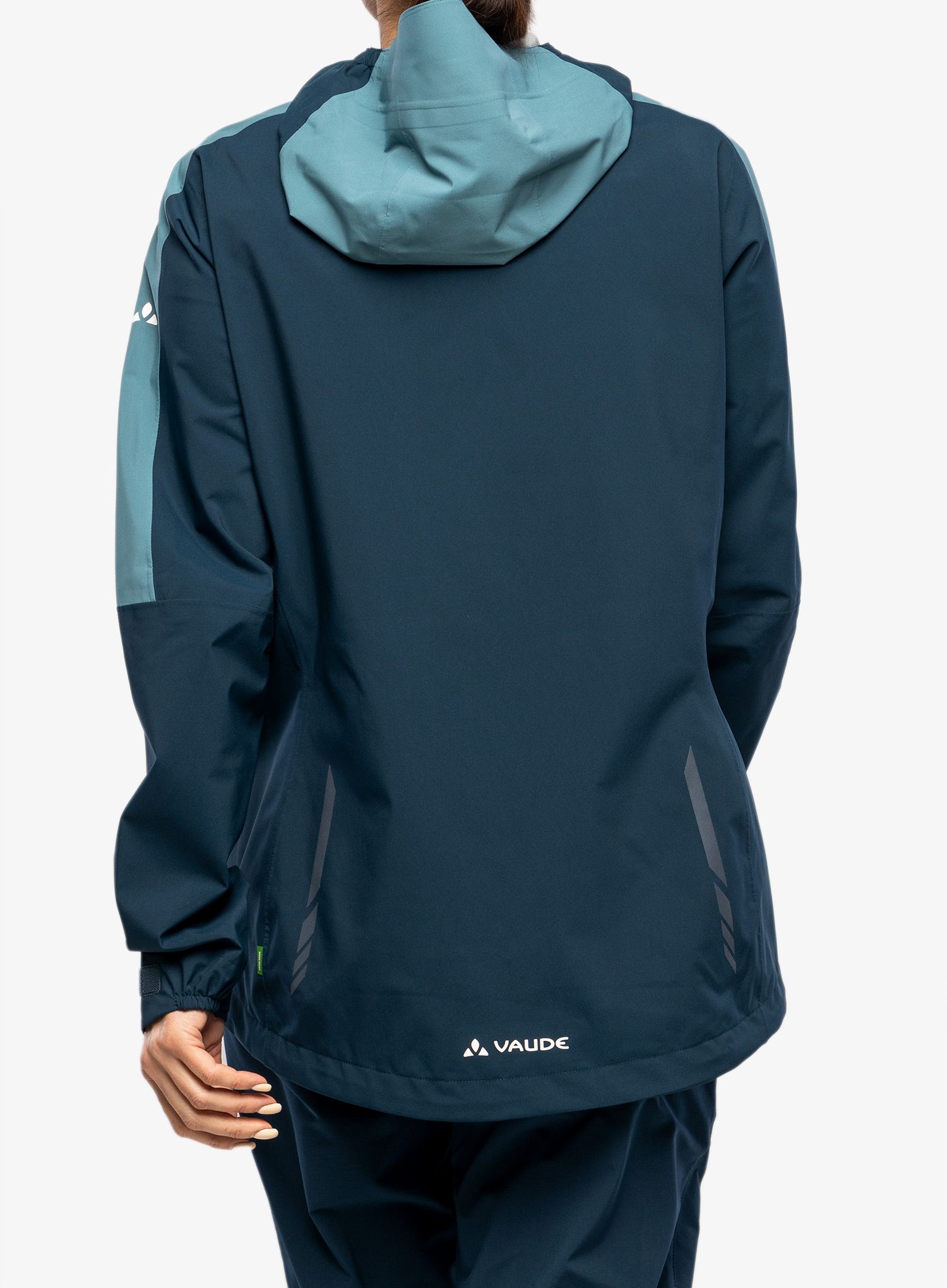 Куртка дощовик жіноча Vaude Moab Rain Jacket II - dark sea uni