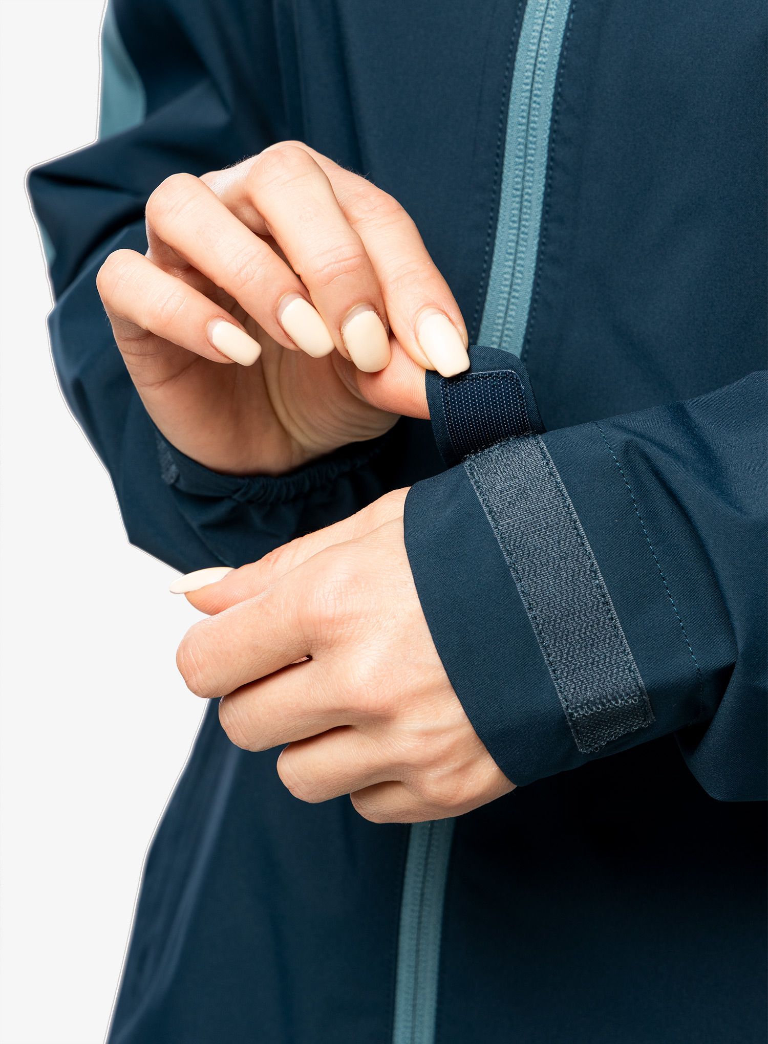 Куртка дощовик жіноча Vaude Moab Rain Jacket II - dark sea uni