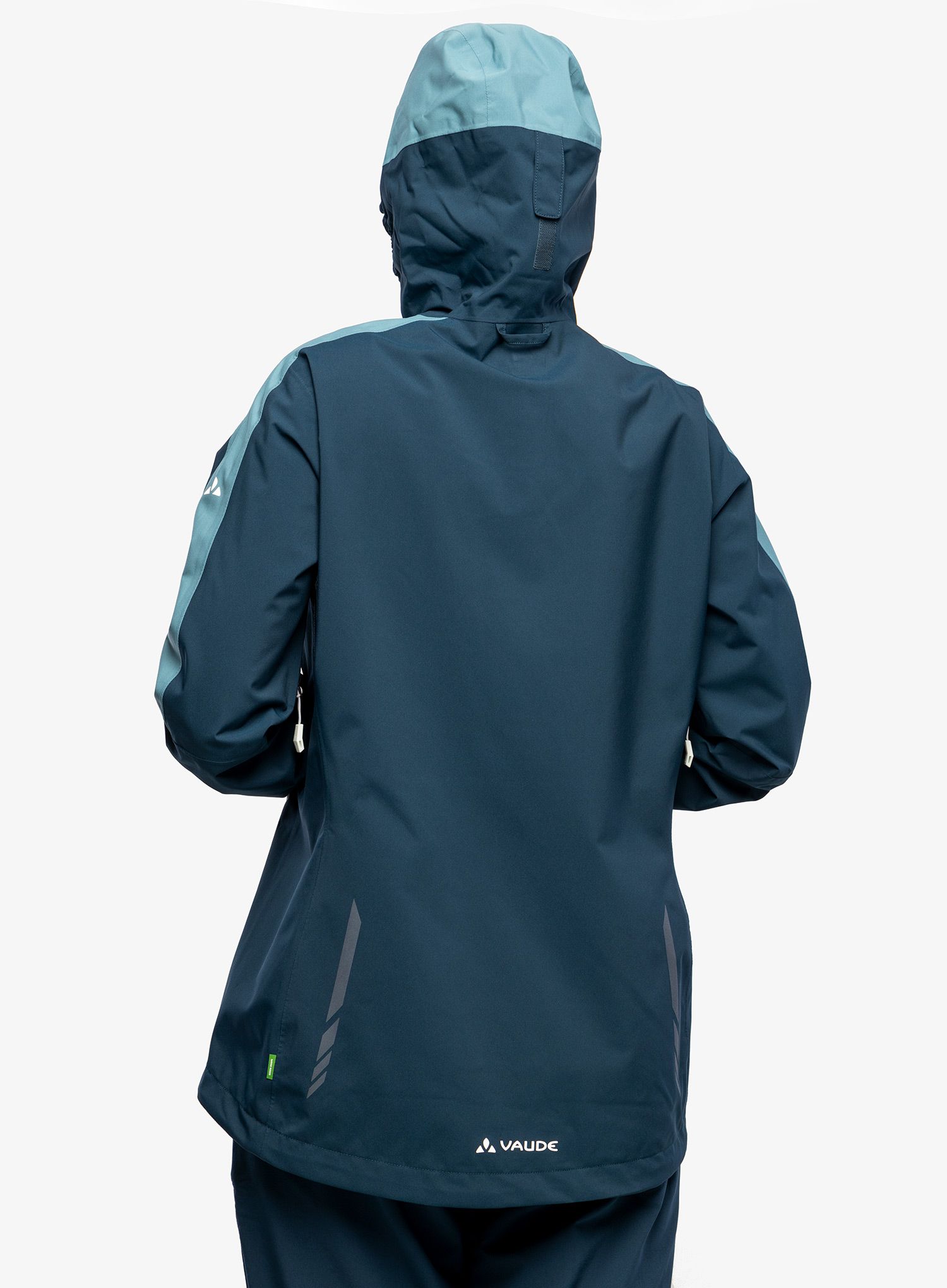 Куртка дощовик жіноча Vaude Moab Rain Jacket II - dark sea uni