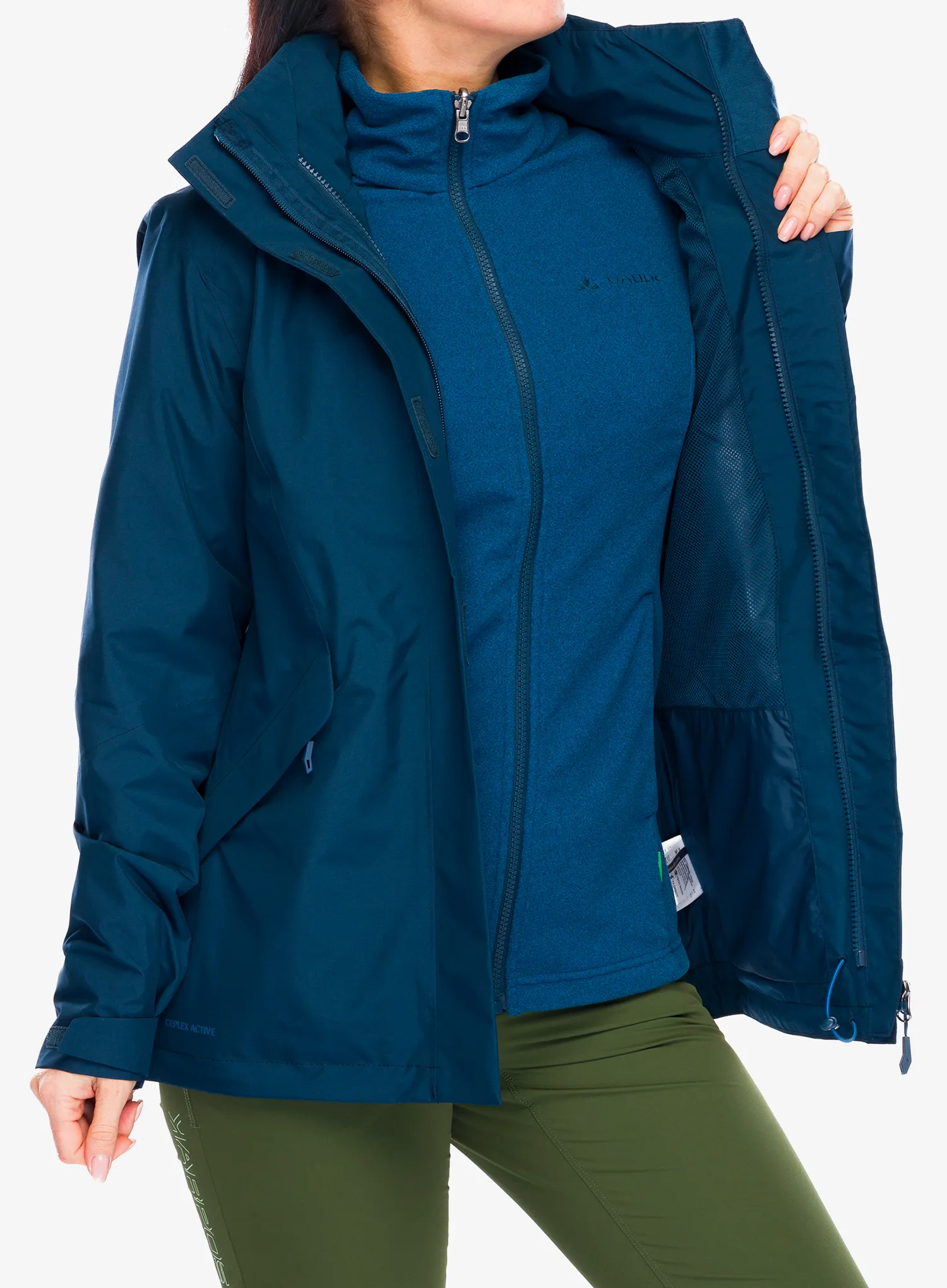 Куртка жіноча Vaude Rosemoor 3in1 Jacket II - dark sea