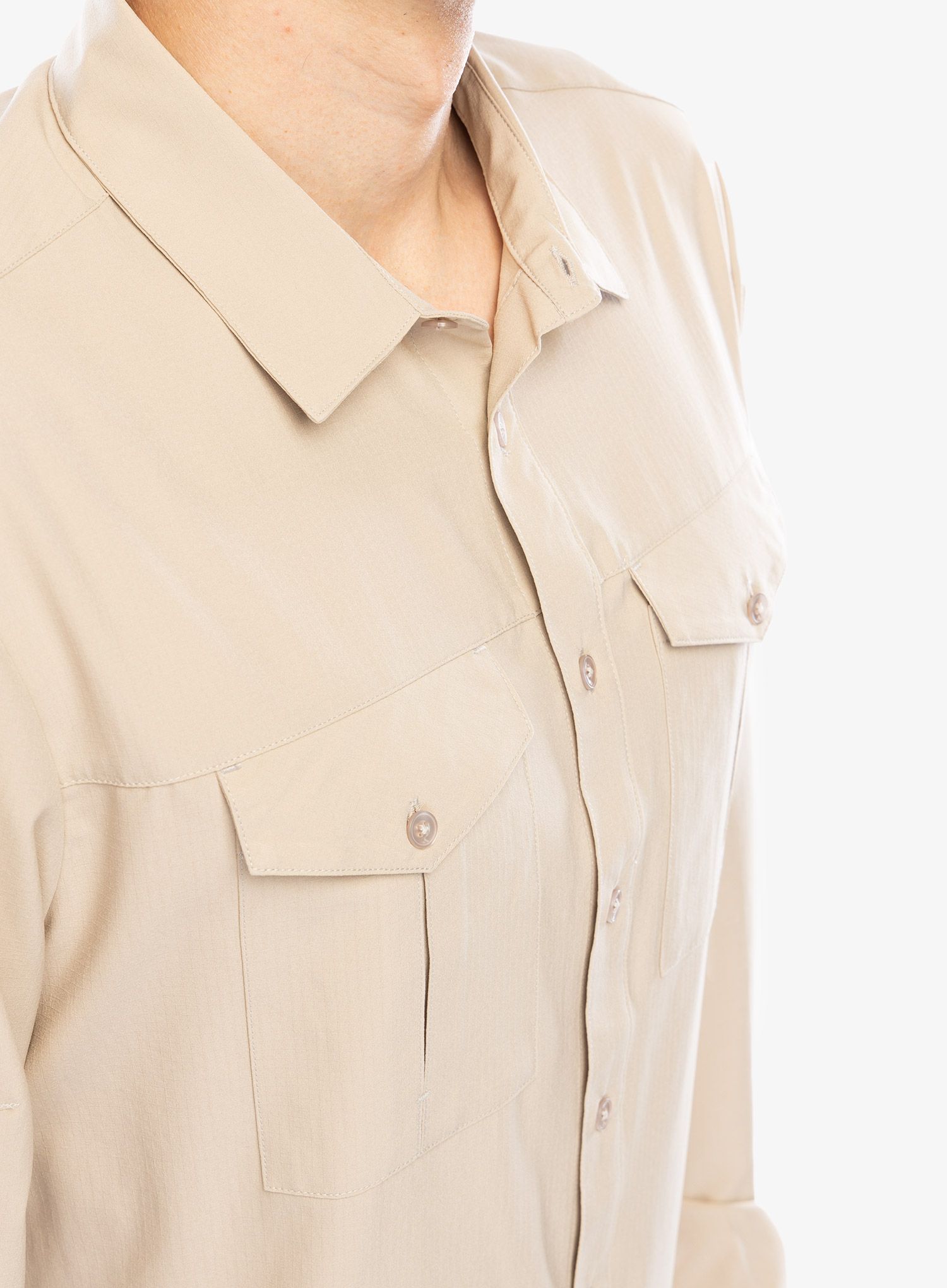 Сорочка Vaude Rosemoor LS Shirt II - linen uni